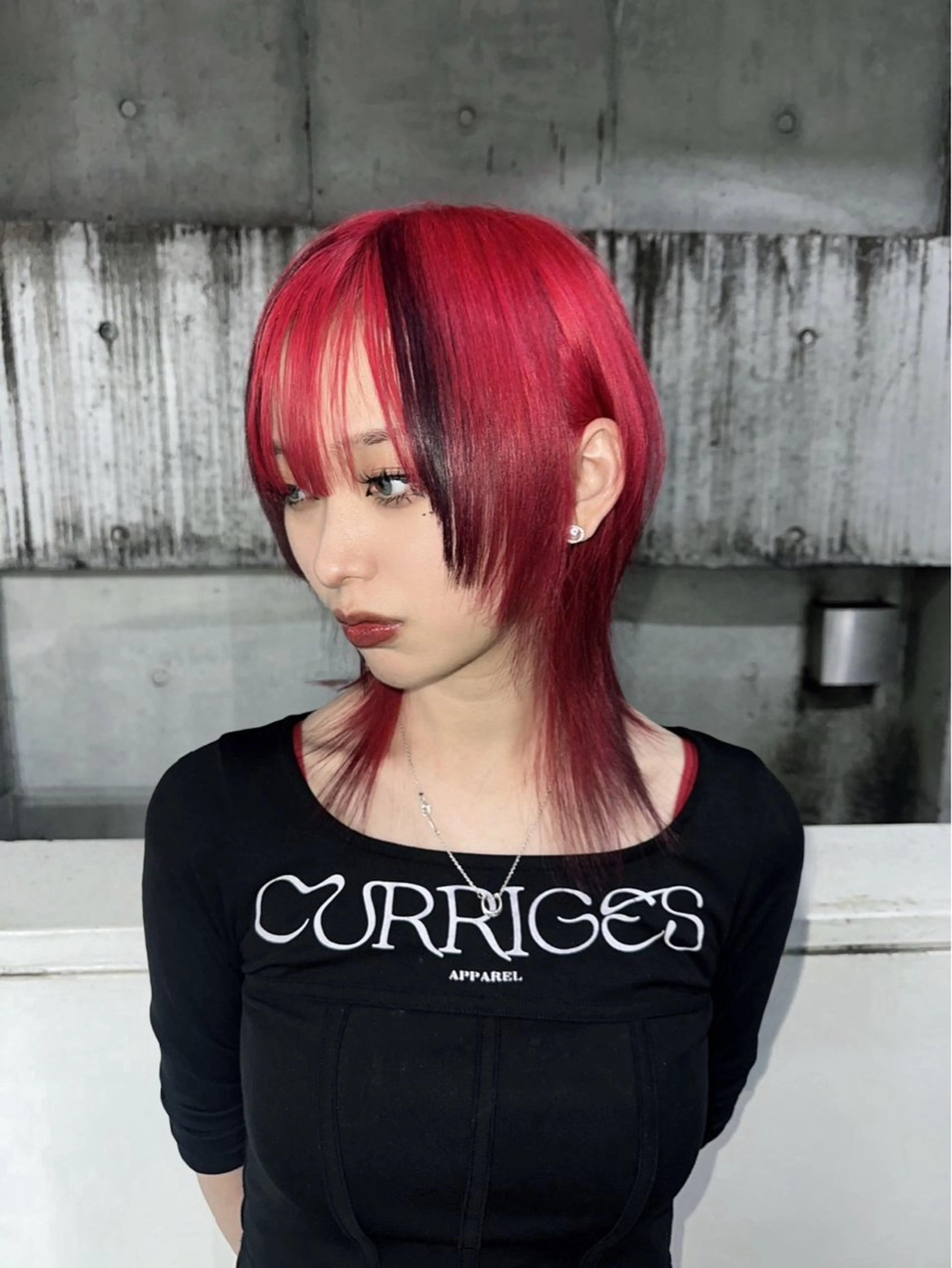 ミディアム カラー ヘアカラー 🥣ミコト/ウルフ ハイトーン特化🥣のヘアスタイル