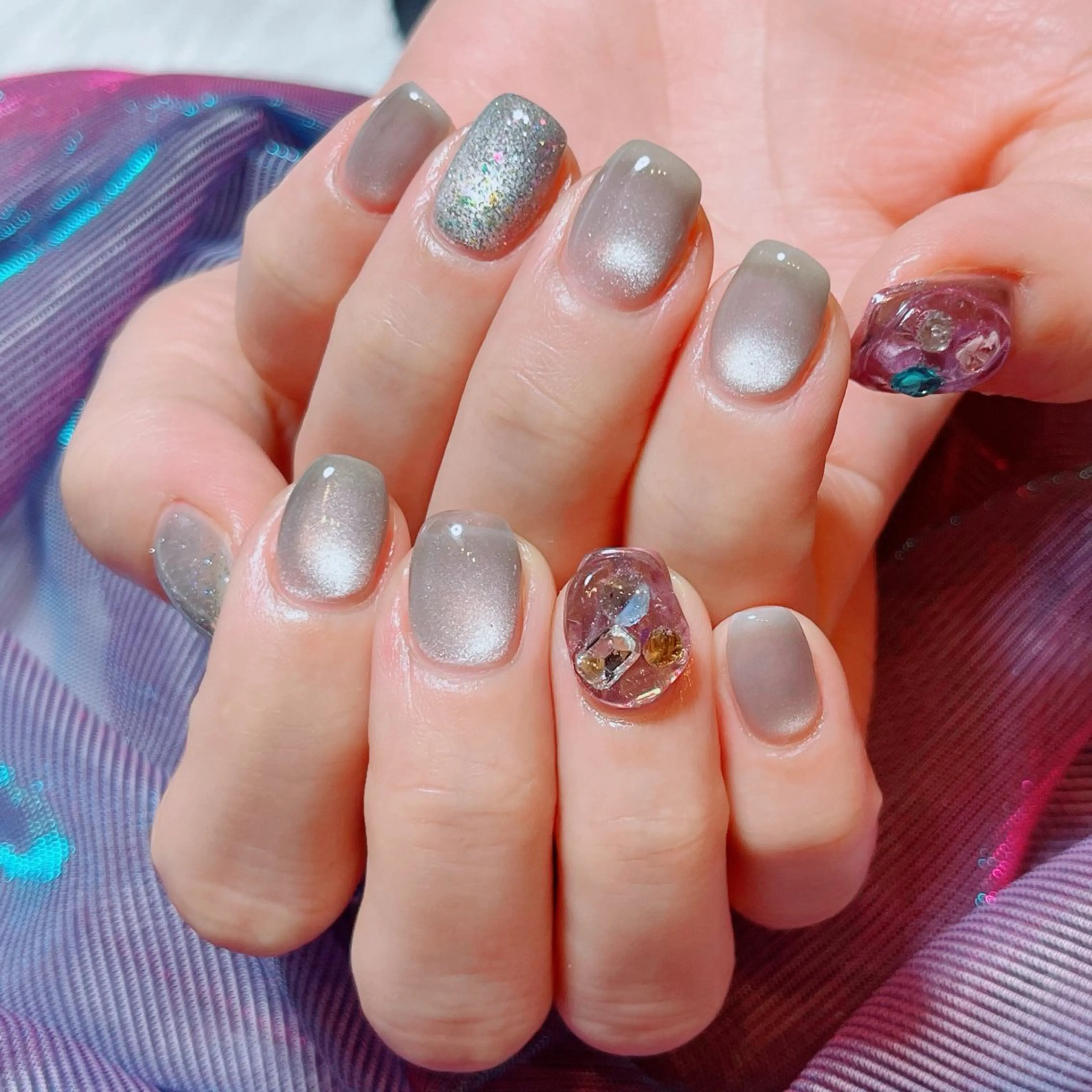 ネイル マグネットネイル ruirui.naildesign所属・RUI ☆のネイルデザイン