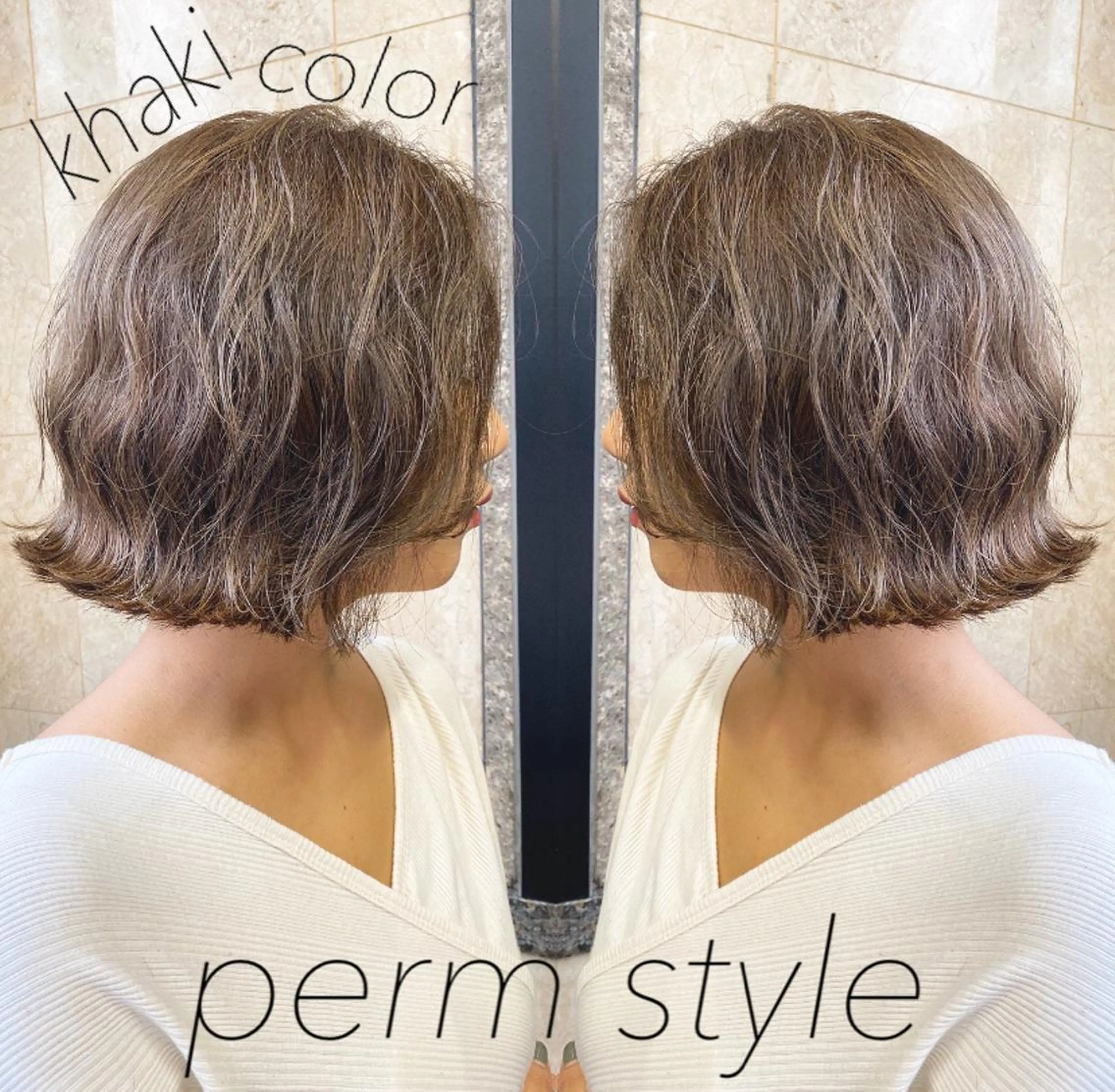 ショート カラー パーマ 可愛いNo.1🌼 /misakiのヘアスタイル