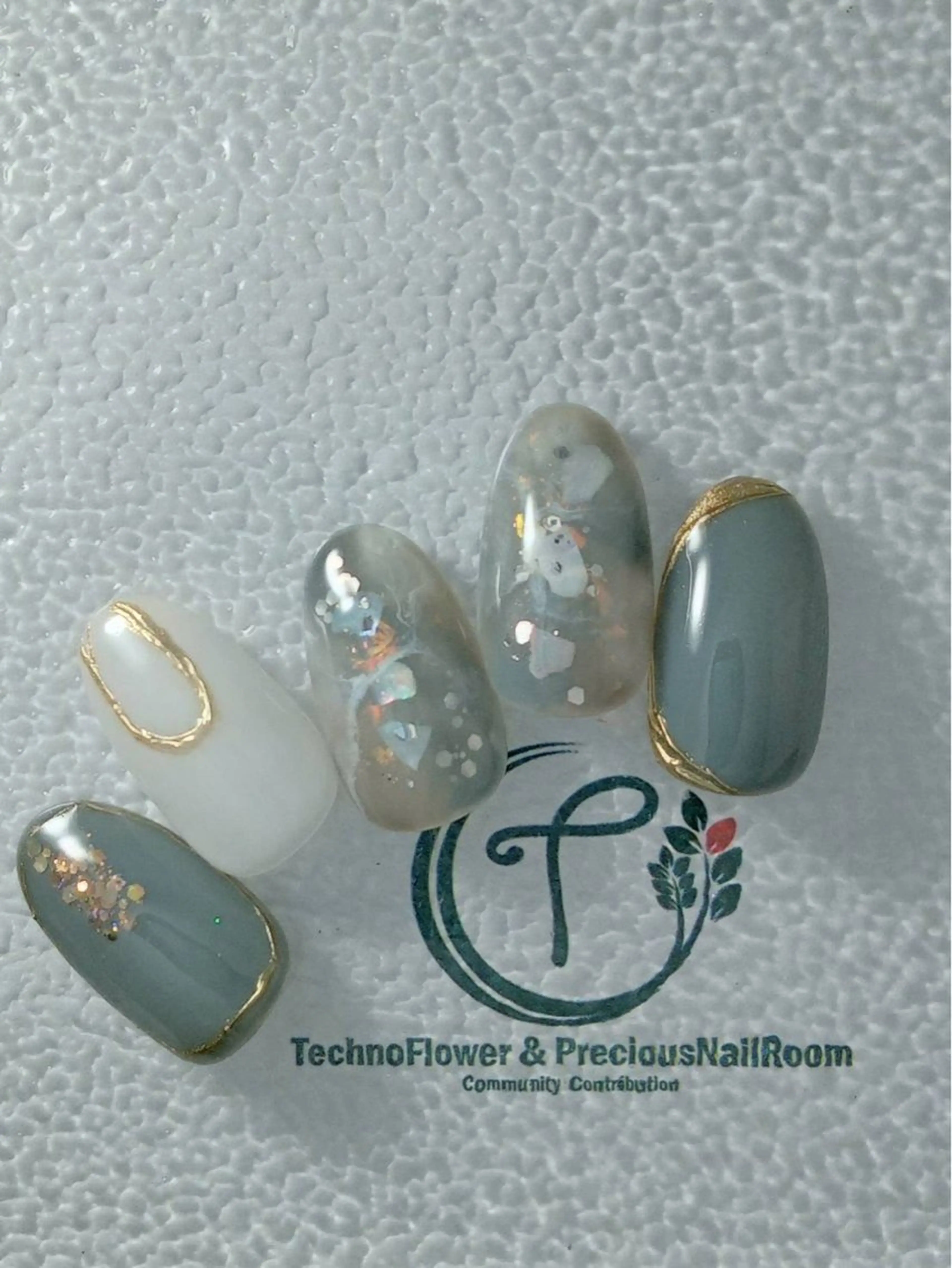 ネイル フラワーネイル precious nail room所属・precious nail  roomのネイルデザイン