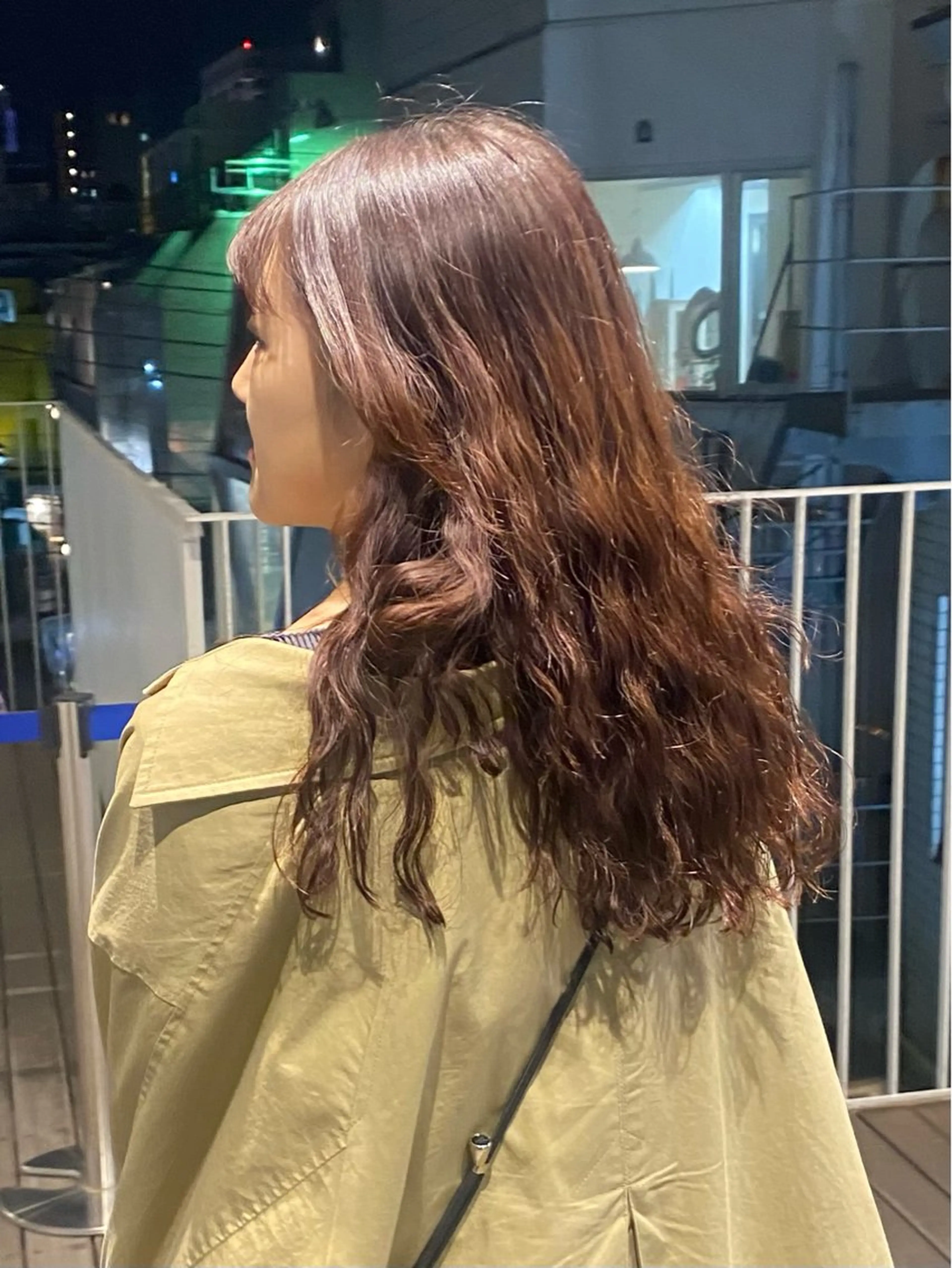 セミロング 塩川ももこ/ 縮毛矯正/ヘアセットのヘアスタイル