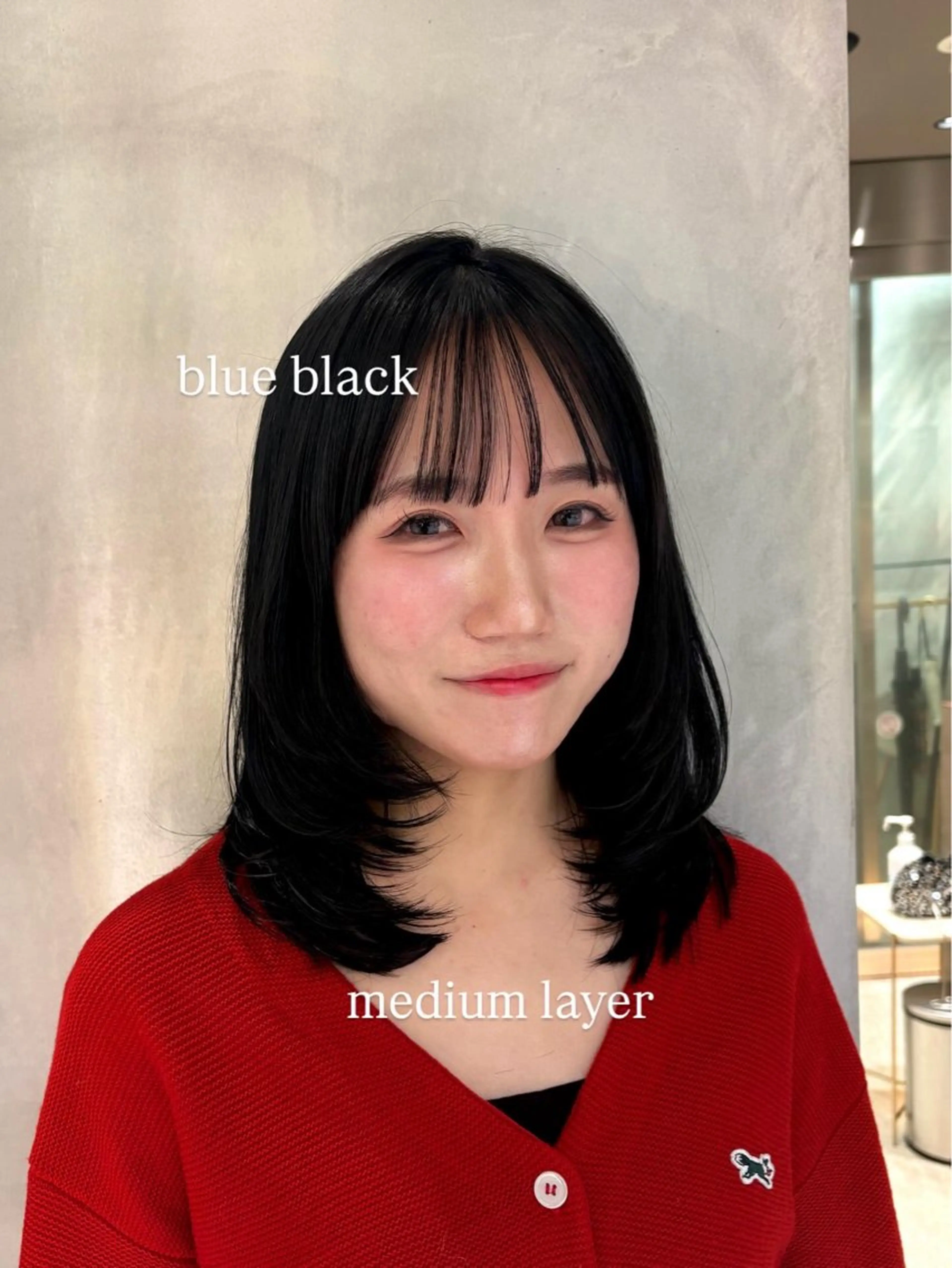 ミディアム ミディアムレイヤー レイヤーカット 顔周りレイヤーカット /髪質改善/ゆう🤍のヘアスタイル