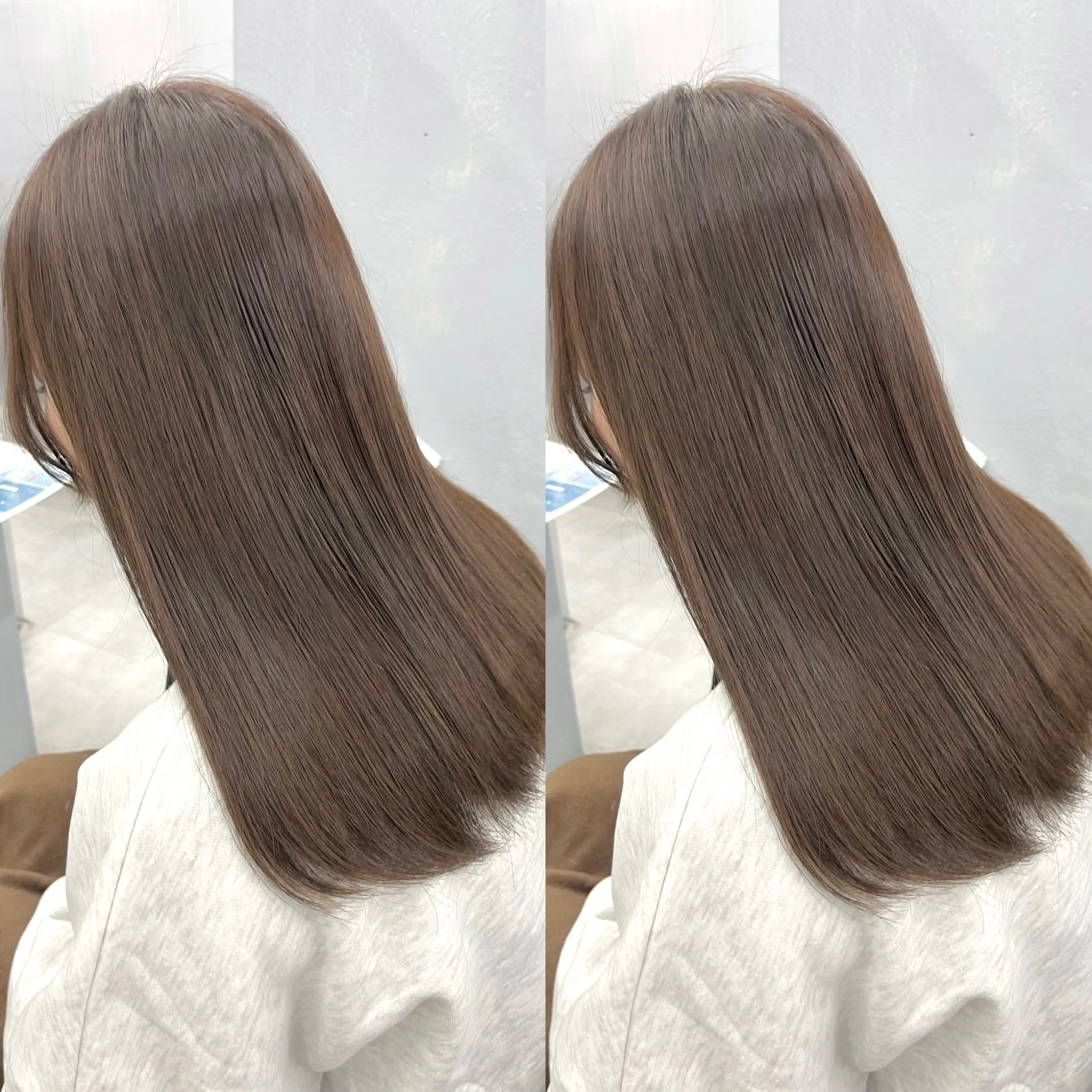 【小顔シルエット/抜け感実現】🎀前髪・顔まわりカット➕透明感カラー➕1stepトリートメント🎀の写真