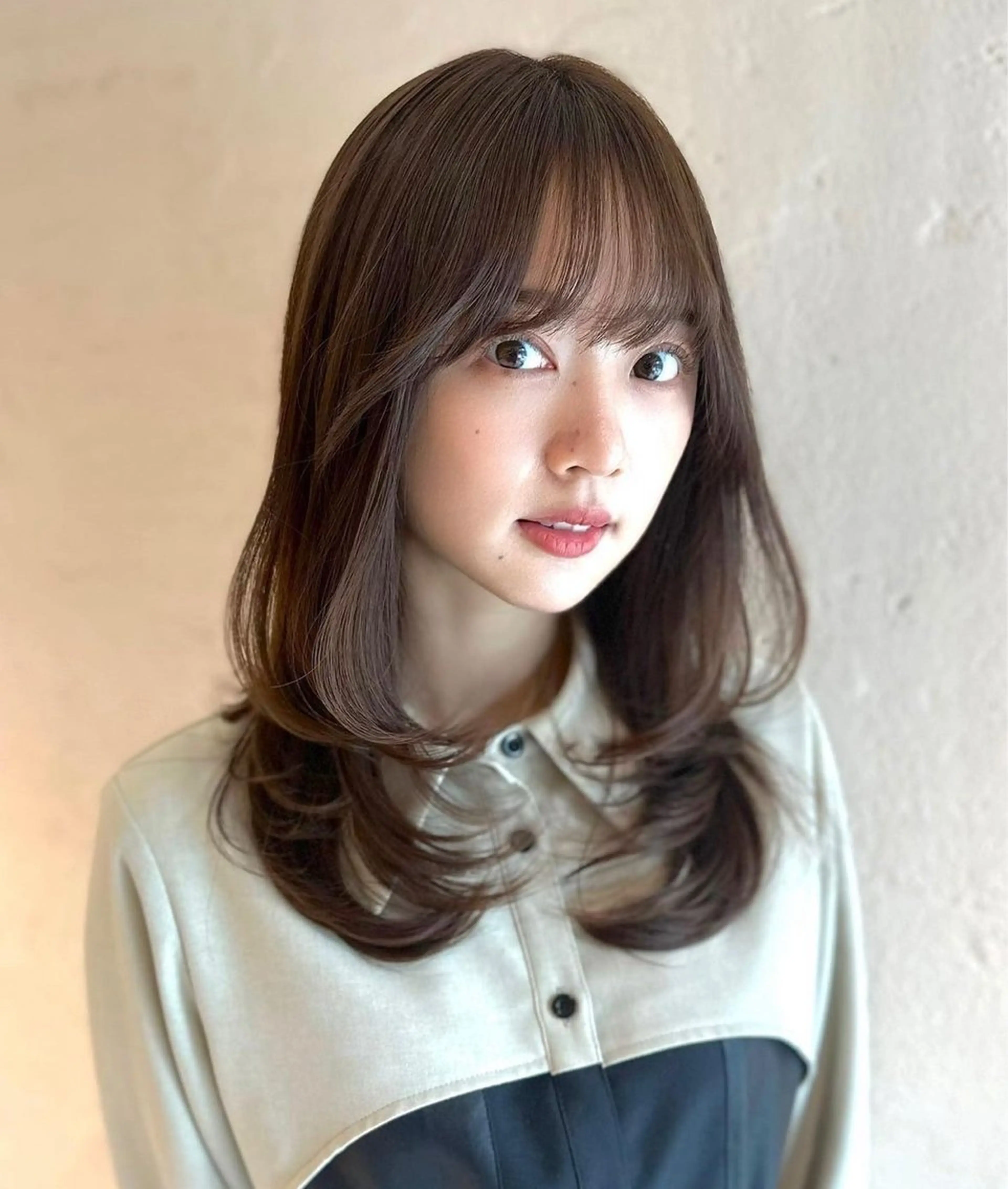 ロング カット トリートメント むっち〜/ケアカラー /似合わせcutのヘアスタイル