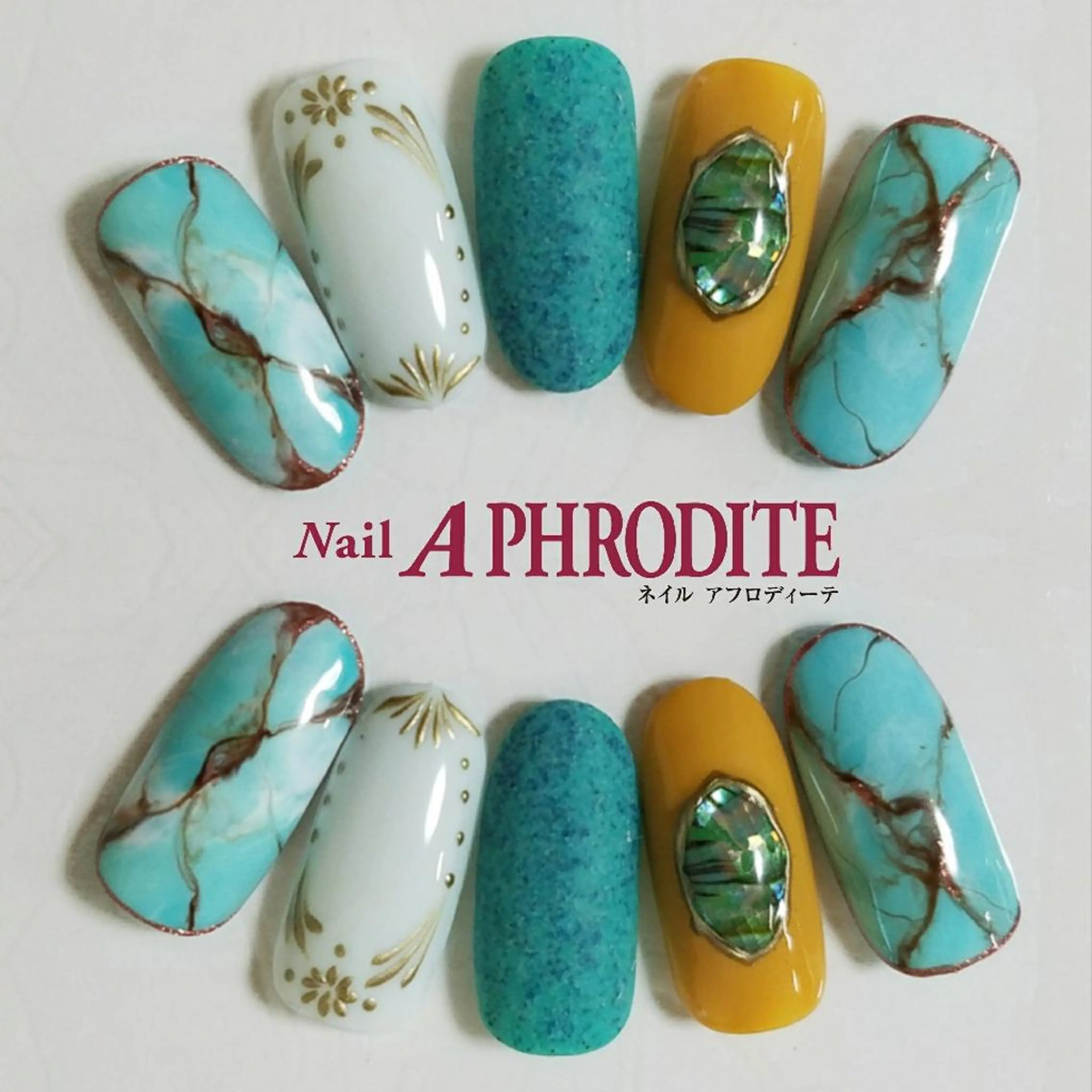 ネイル 大理石ネイル(マーブル) Nail  Aphroditeのネイルデザイン
