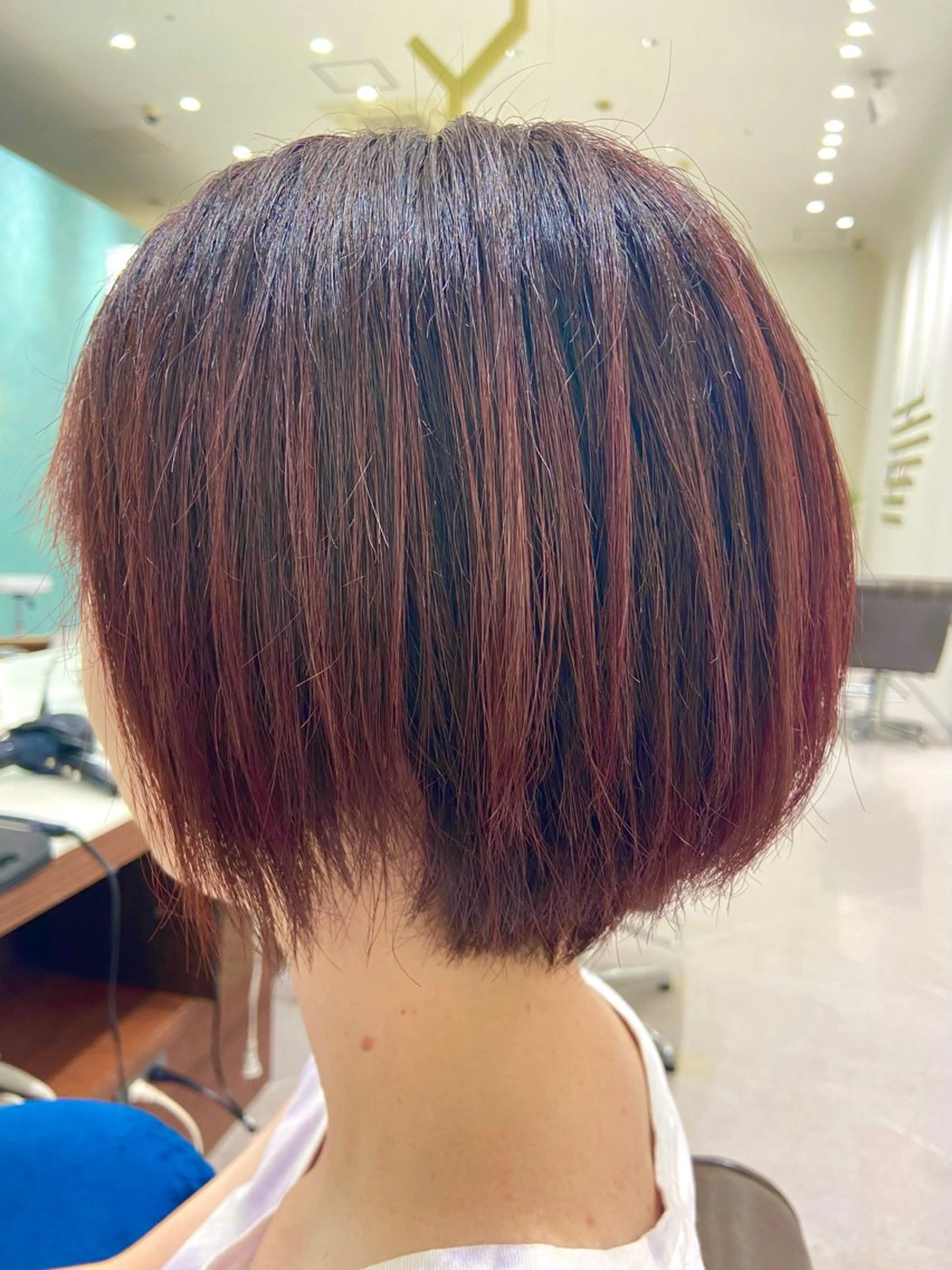 ショート カラー ブリーチ ブリーチなしカラー レッドカラー 【ブリーチモデル 募集】スギタクのヘアスタイル