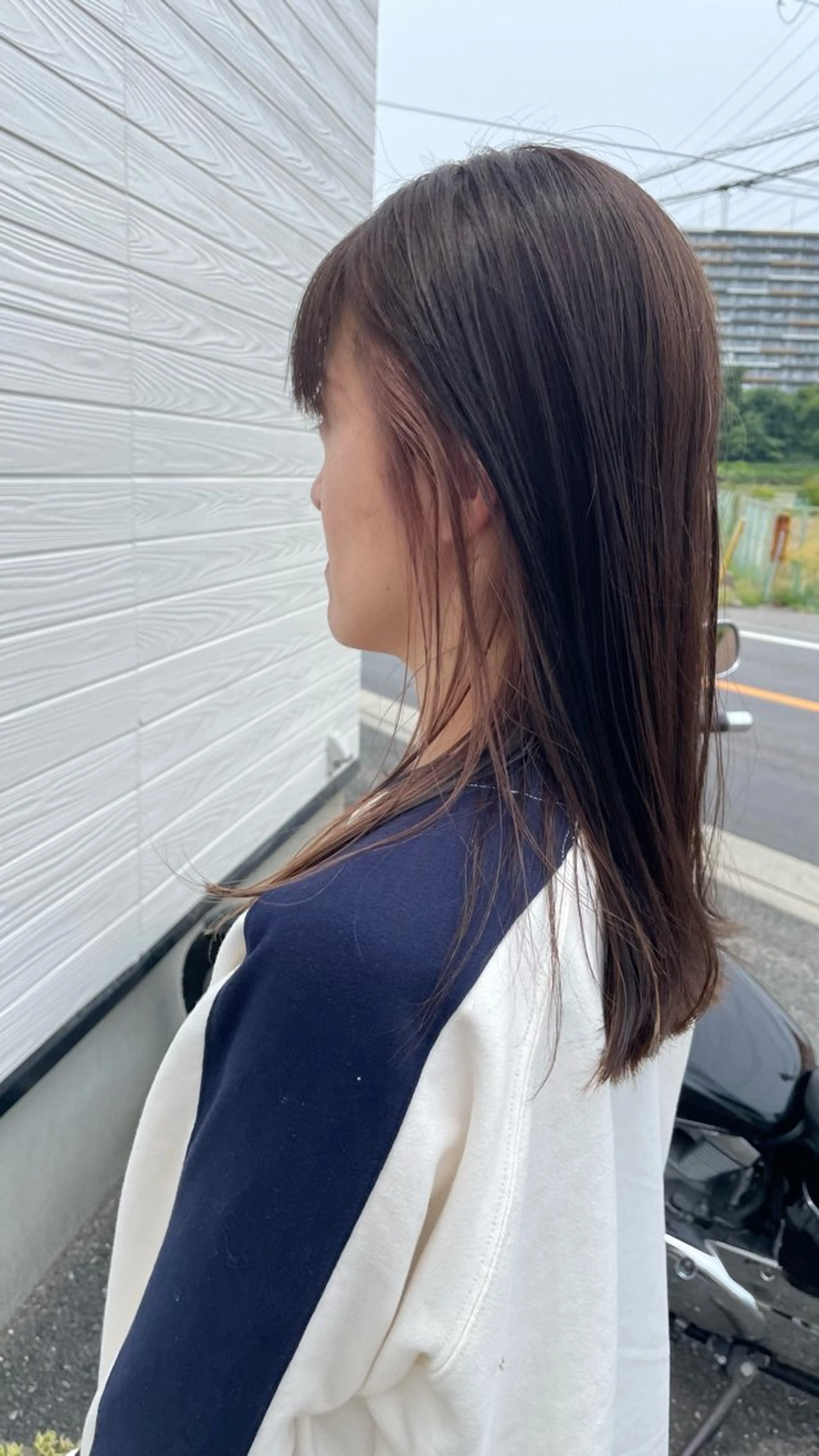 ロング ビヨウシツトリコ よねたにみなのヘアスタイル