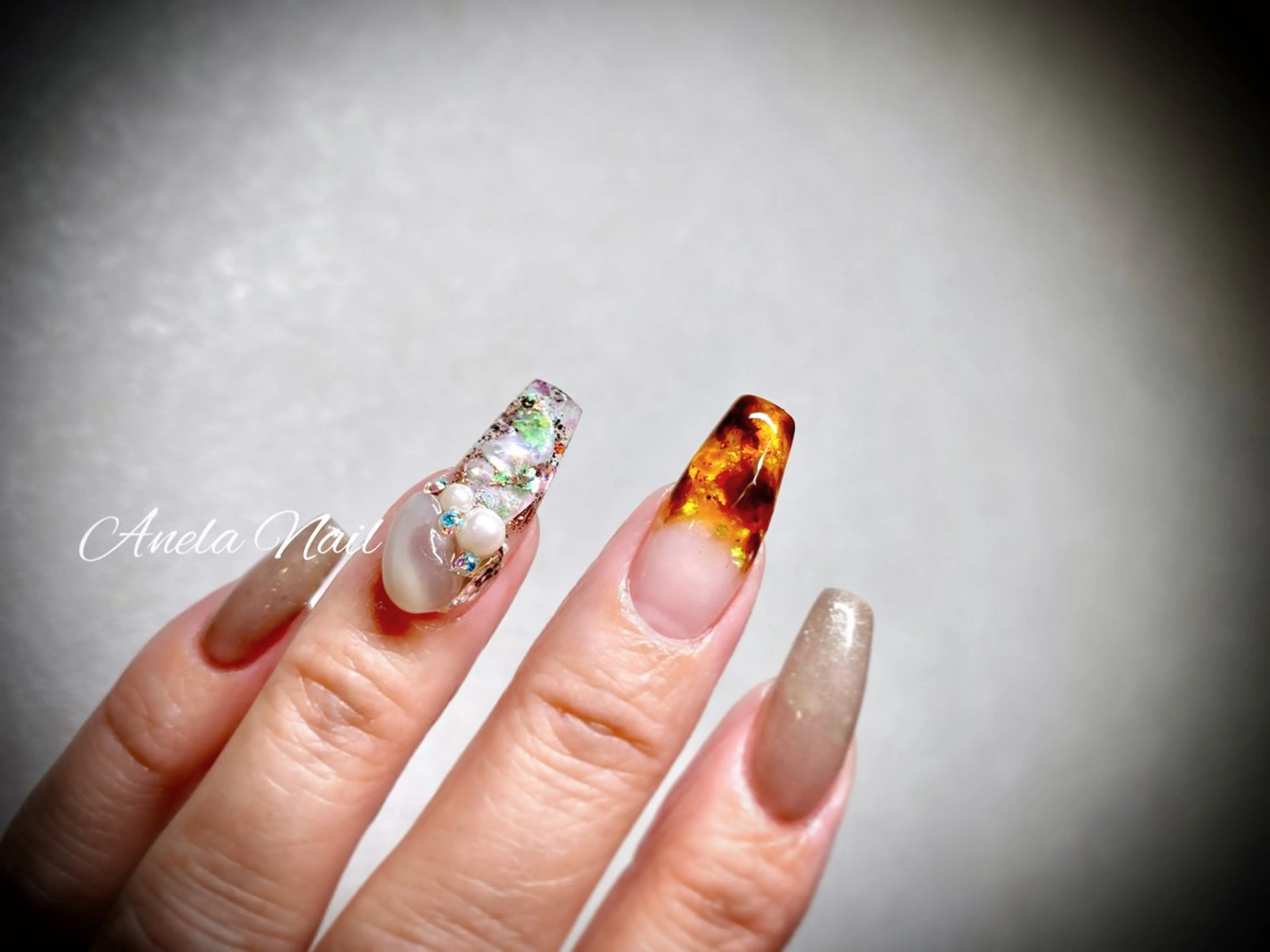 ネイル アートネイル ハンドネイル Anela Nailのネイルデザイン