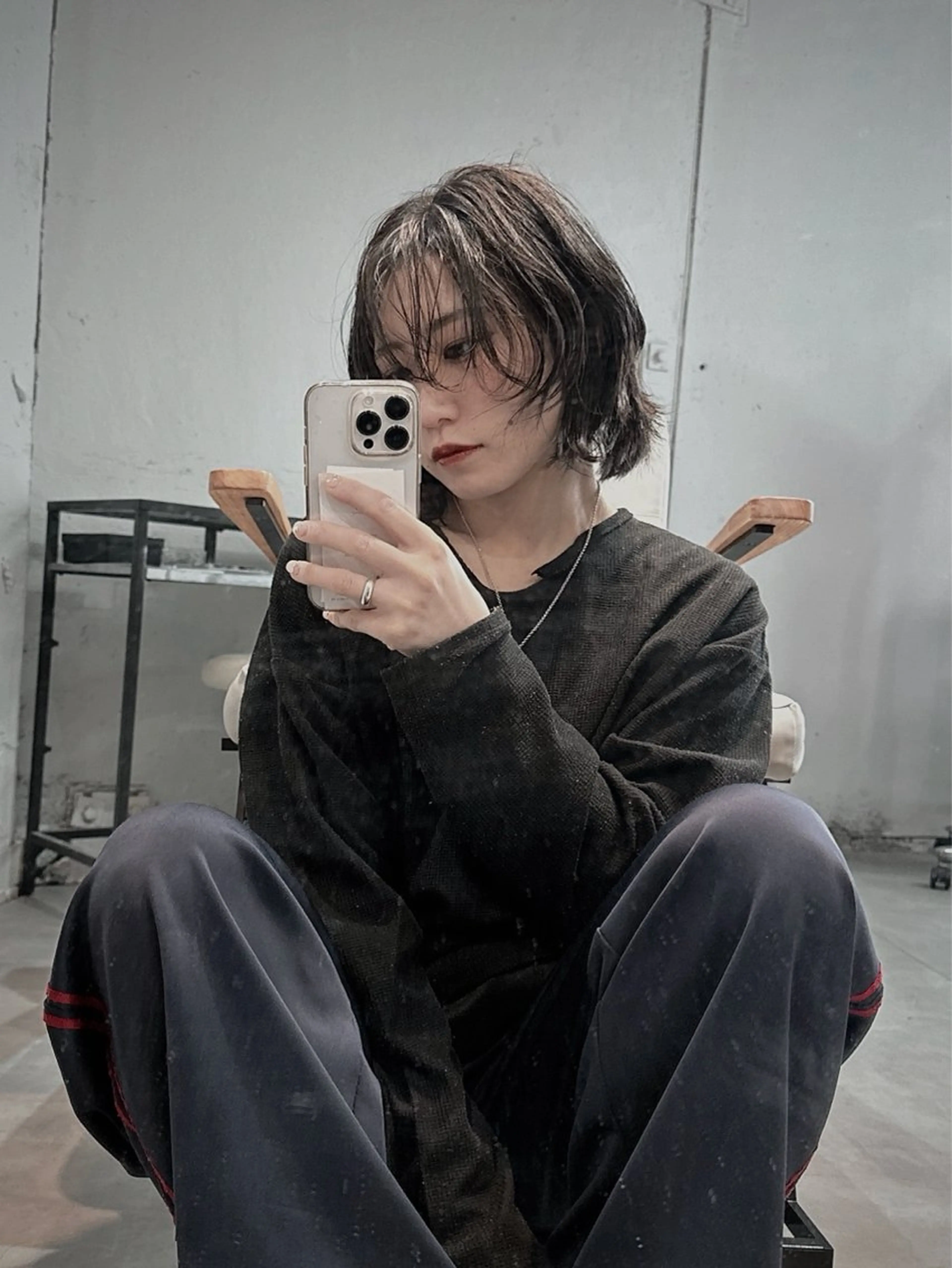 ショート ボブ レイヤーカット LUAU Ao所属・luau ao cahoのヘアスタイル