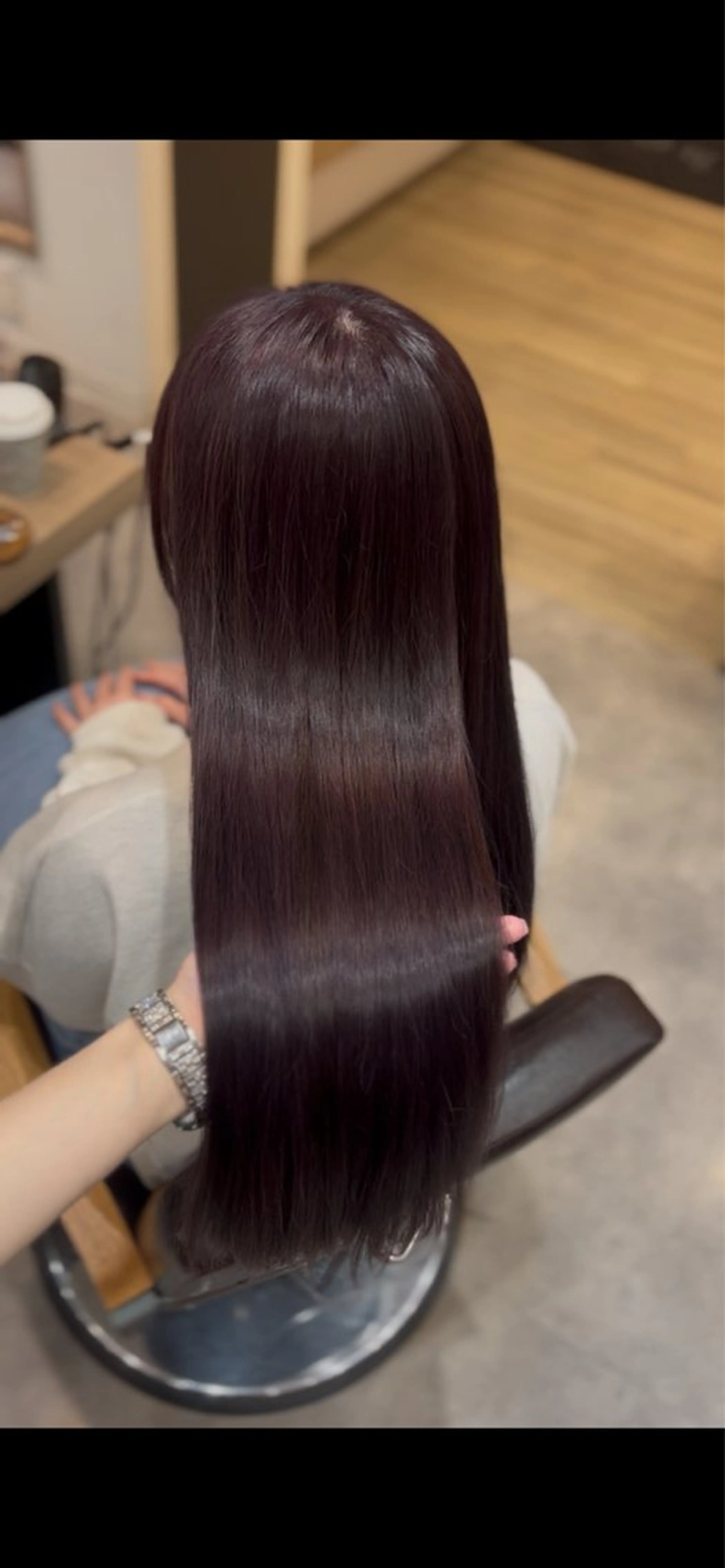 ロング ヘアカラー トリートメント Ami♡表参道/艶髪 ピンク/盛れカットのヘアスタイル