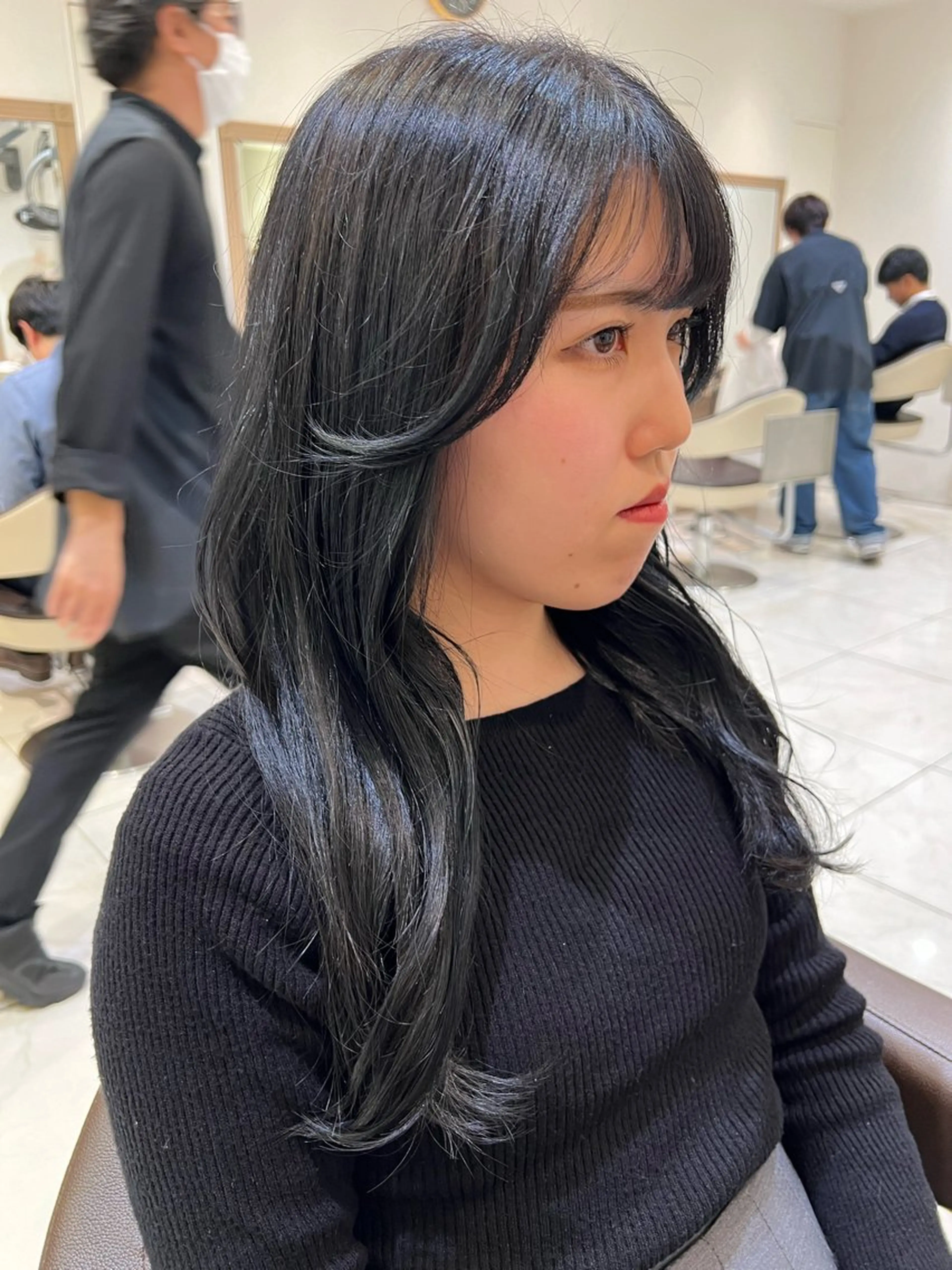 【リクルート応援📣】　暗染・黒染めカラー🖤120分の写真