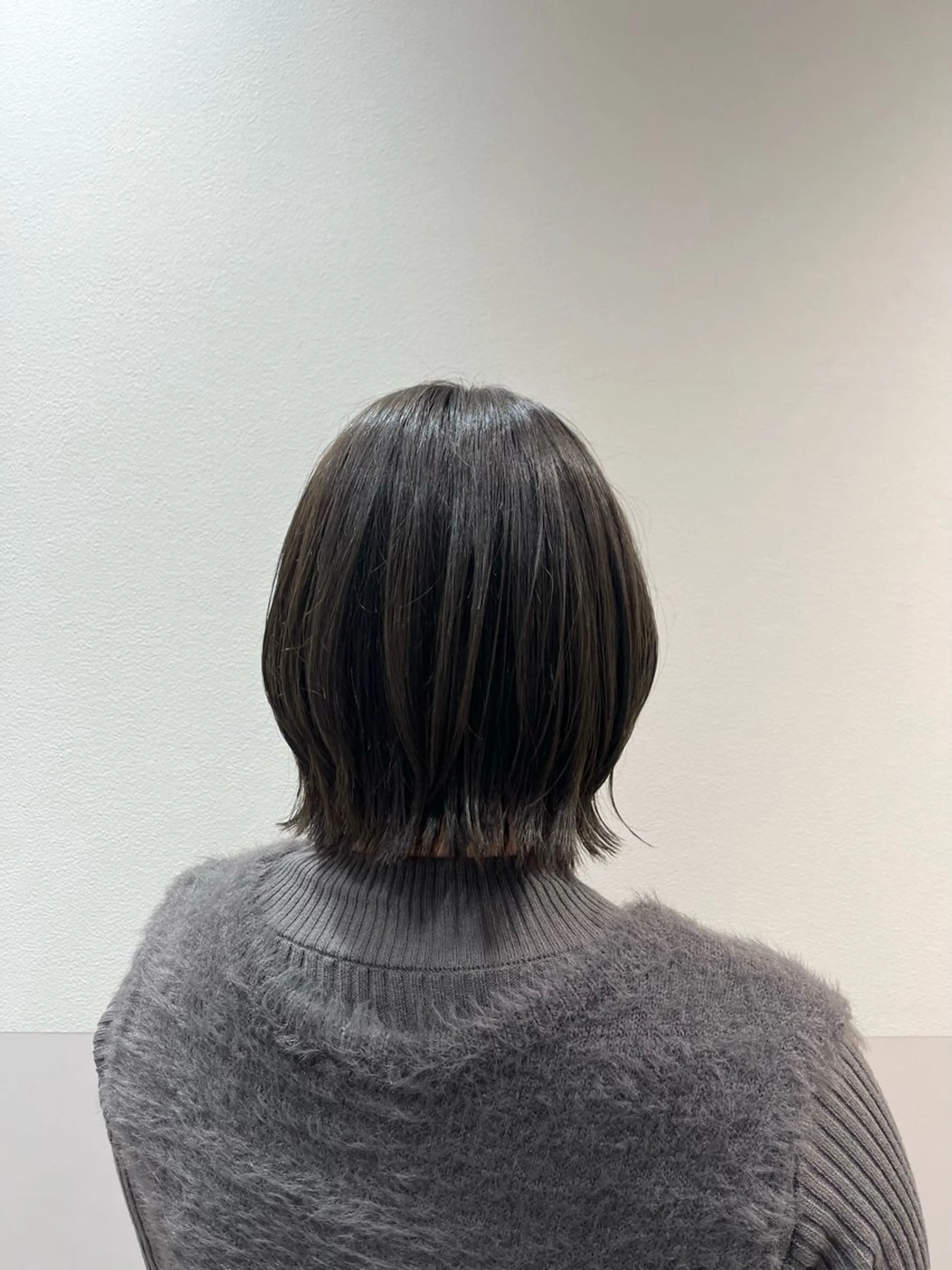 ミディアム ボブレイヤー ボブ レイヤーカット カット ヘアカラー トリートメント SALOWIN大宮crest所属・艶透明感カラー/レイ ヤー🌻/rioのヘアスタイル