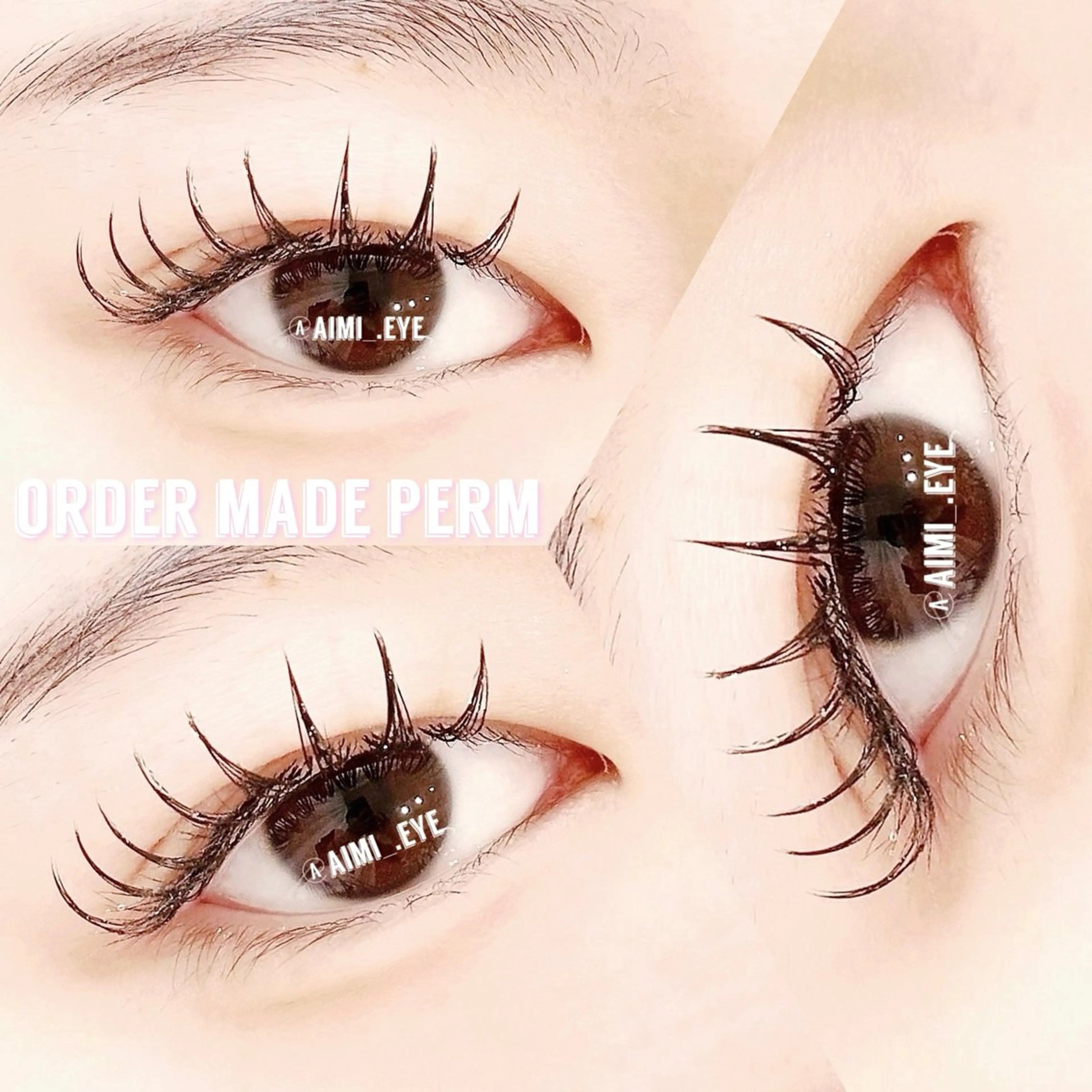 マツエク・マツパ CCカール Cカール フラットラッシュ ゴージャス マツエク 𝙚𝙢𝙪. 🖤𝘼𝙞𝙢𝙞のマツエク・マツパデザイン