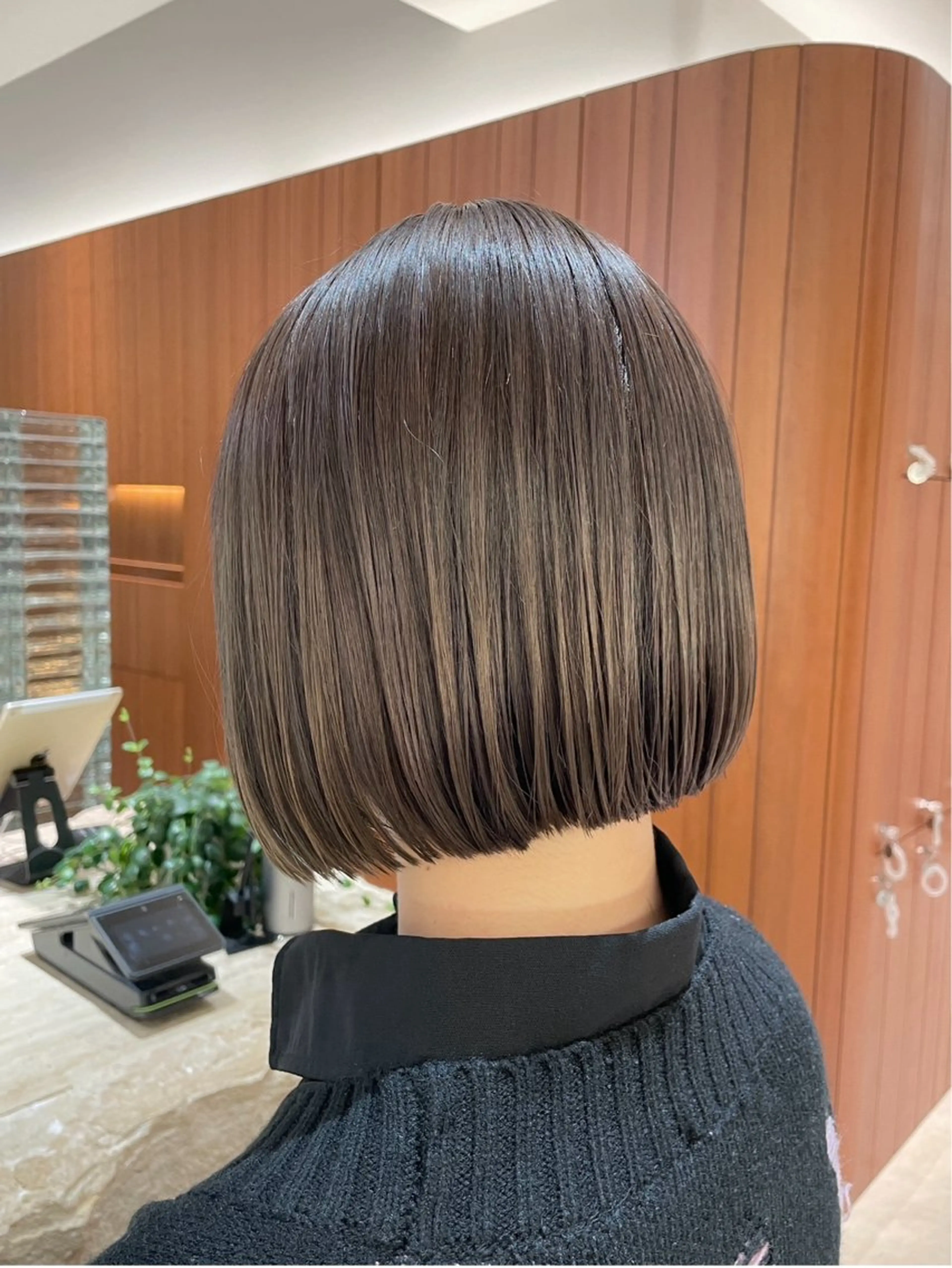 ショート カラー ショートボブ ダブルカラー イルミナカラー ボブ くびれヘア カット ヘアカラー トリートメント 渋谷ボブ/レイヤー ボブ田中航平のヘアスタイル