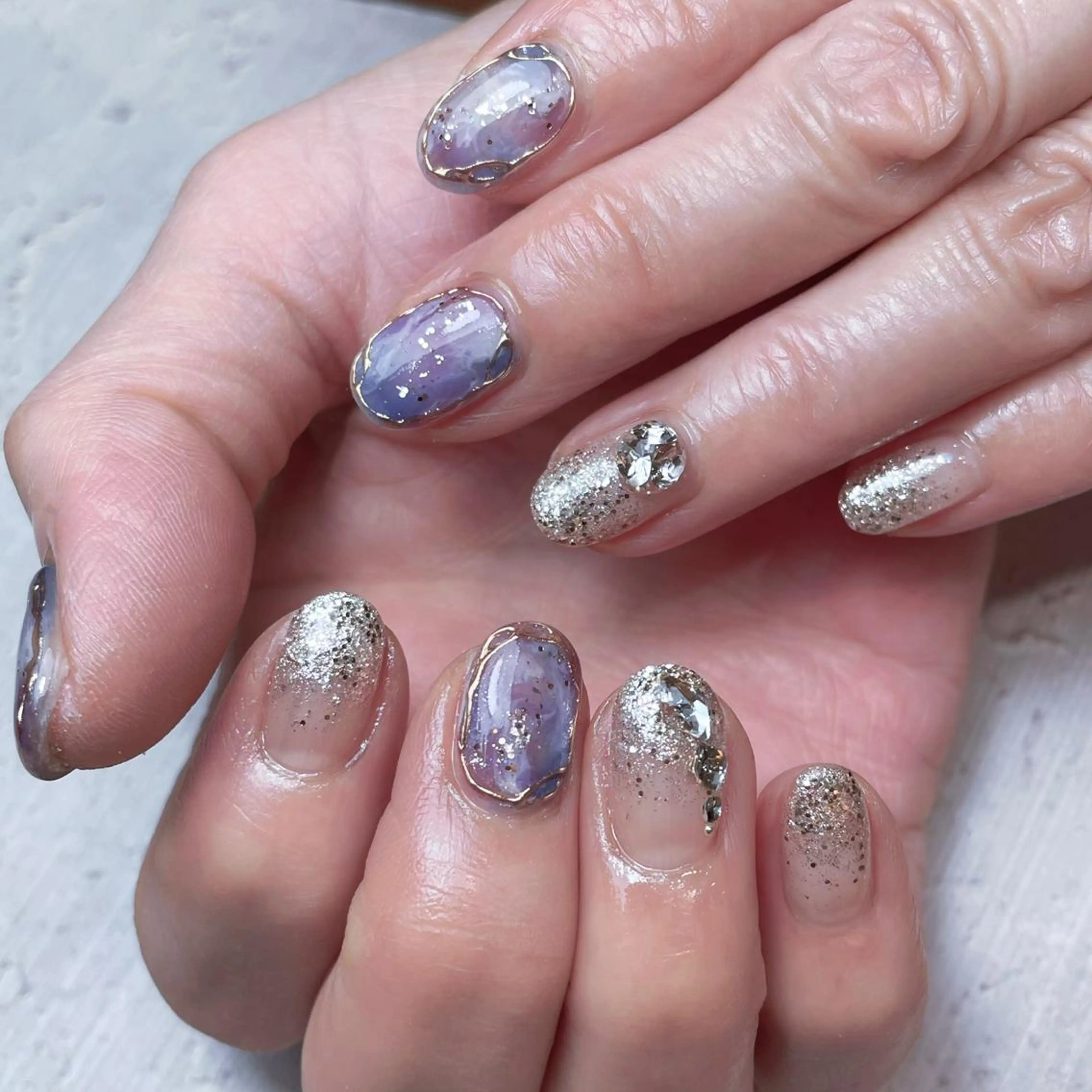 ネイル 持ち込み ハンドネイル nail&eyelash mate所属・京都/東向日/桂 ayumiのネイルデザイン