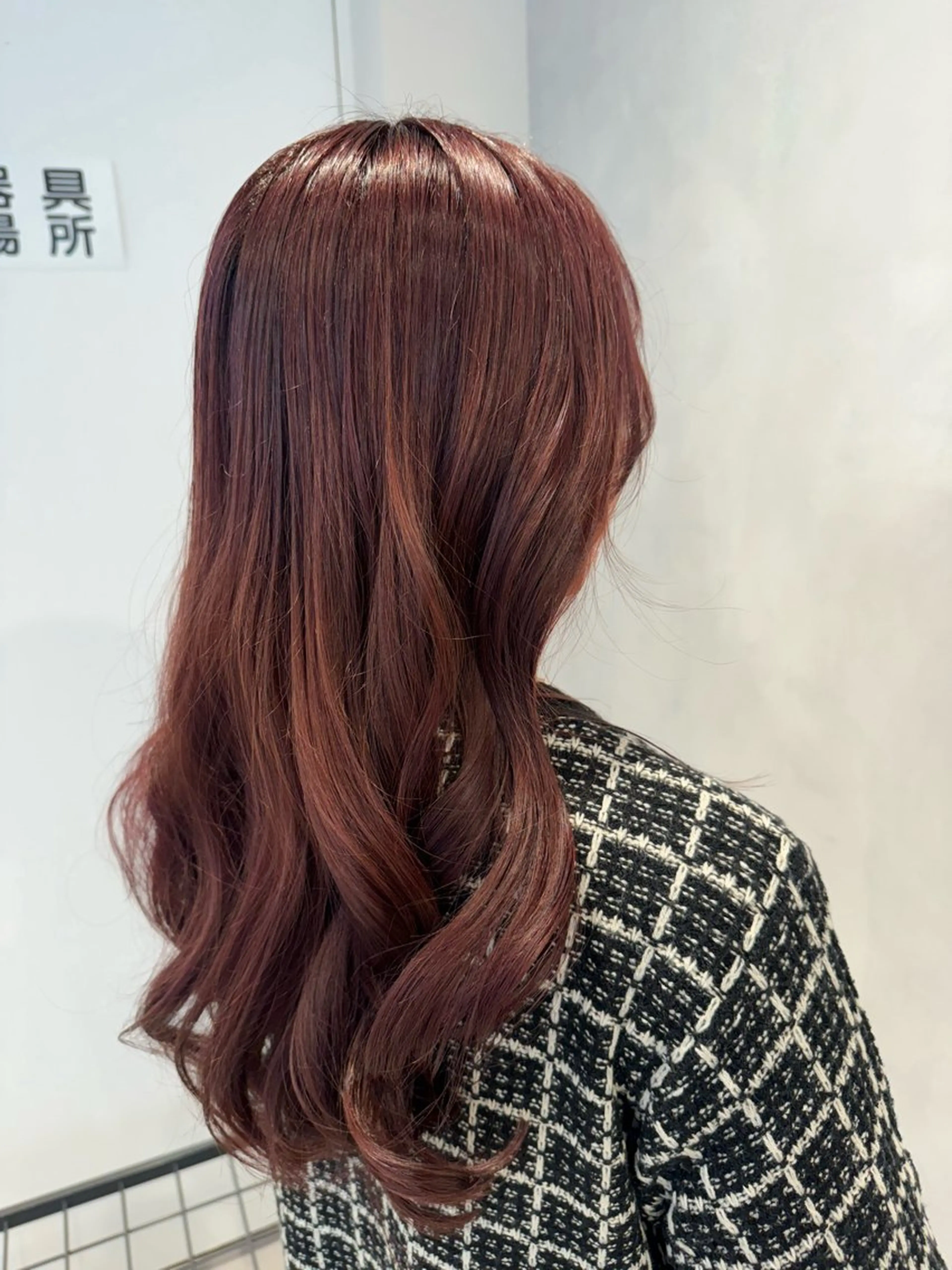 ロング カラー ブリーチ ブリーチなしカラー ピンクカラー ヘアカラー トリートメント 透明感カラー✨艶髪 制作🌱山根あゆみのヘアスタイル