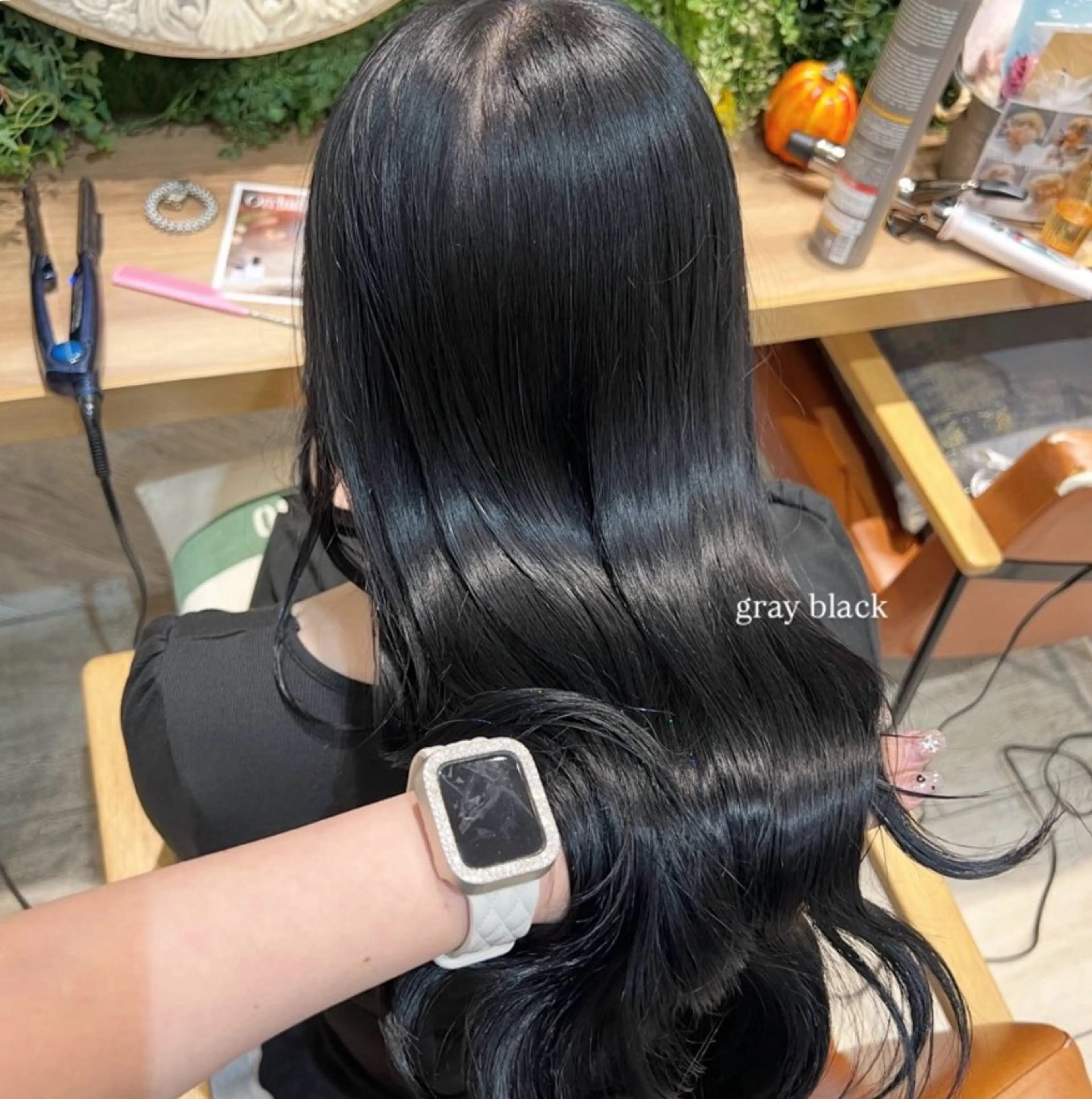 カラー ヘアカラー しゅり/韓国艶カラー 🩶🫧エクステ🎀のヘアスタイル