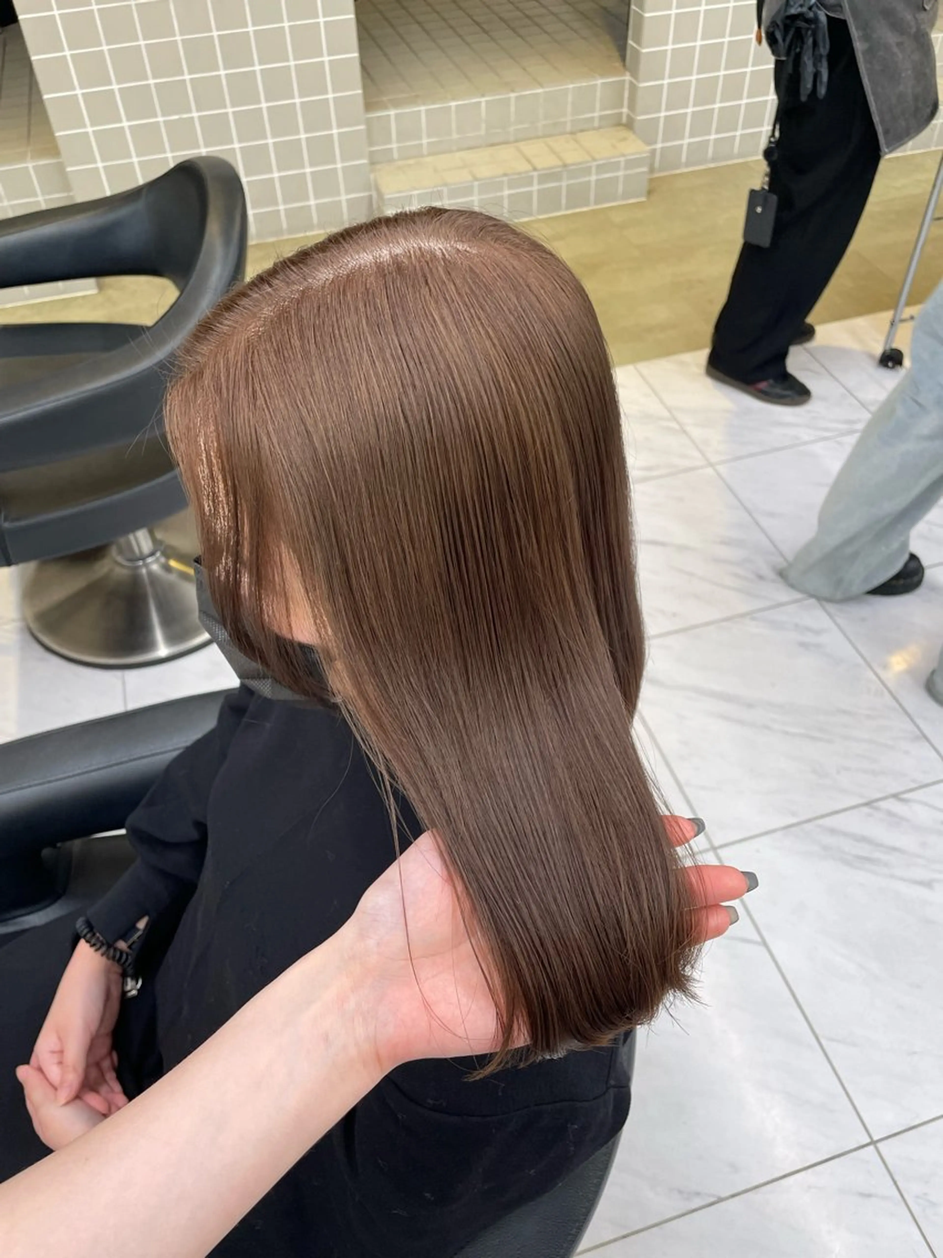 ミディアム カラー 🎀暖色/ラベンダー /paru🤍のヘアスタイル