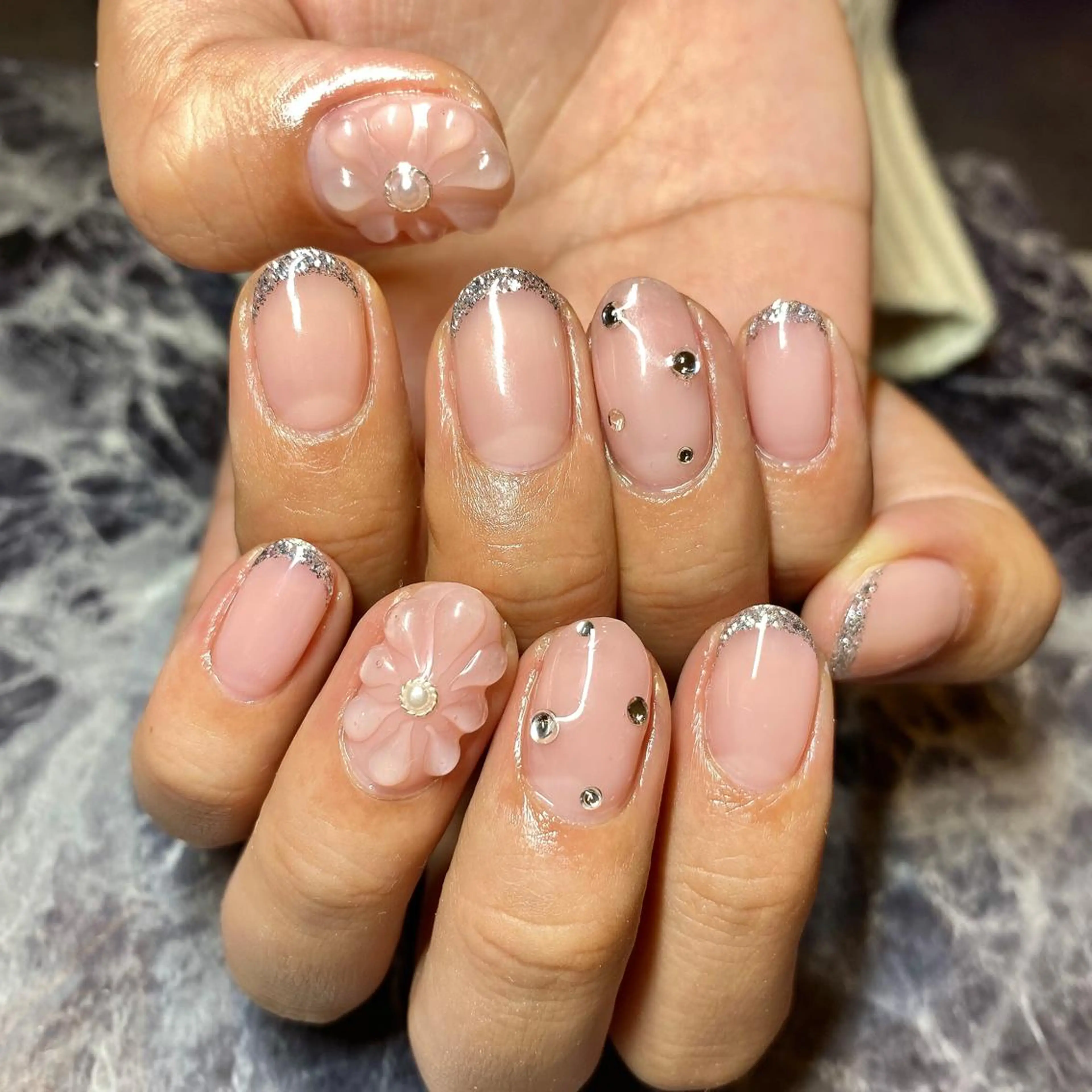 ネイル ジェルネイル しば まなみのネイルデザイン