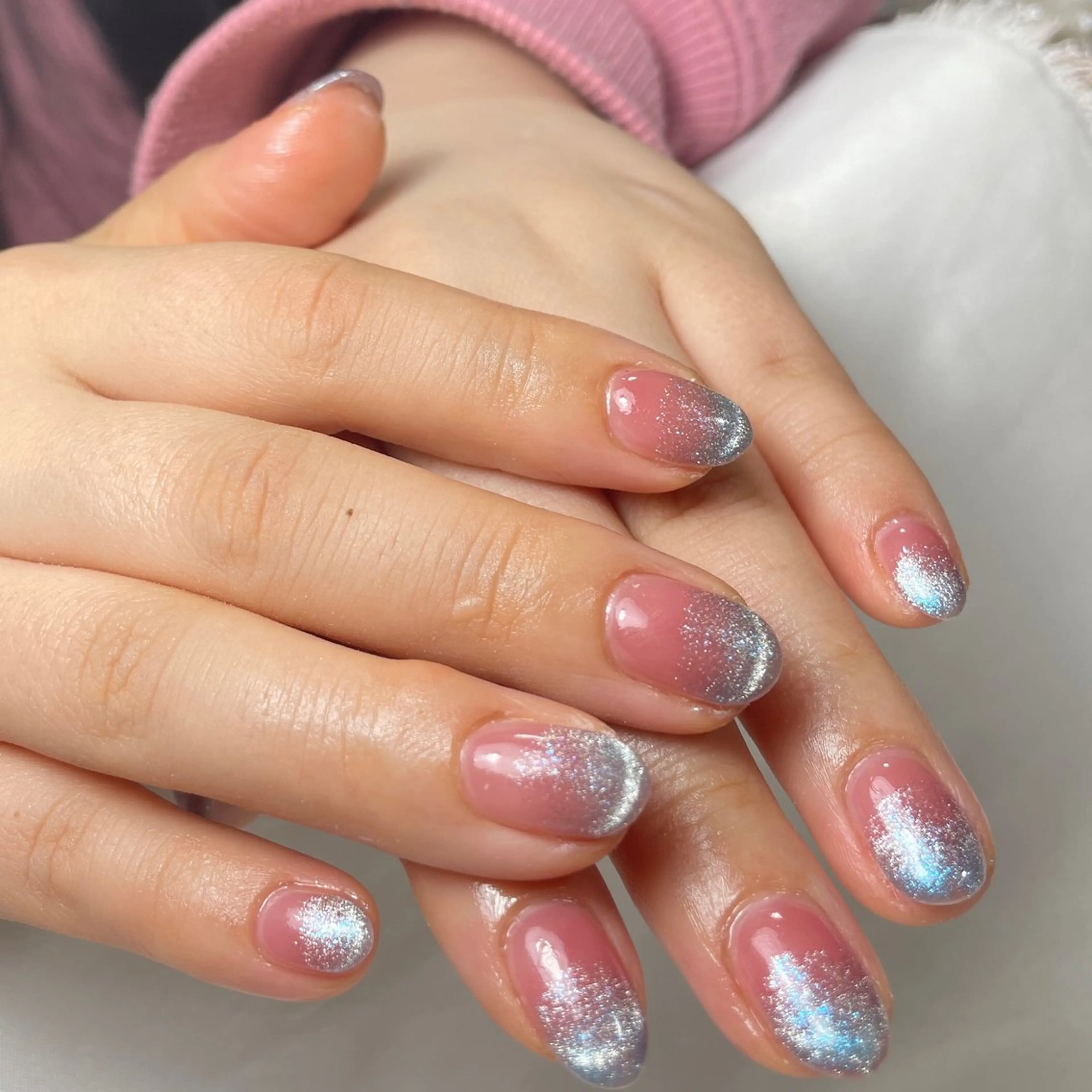 ネイル アートネイル フレンチネイル ジェルネイル グラデーション 韓国ネイル ハンドネイル 久保田 マリコのネイルデザイン