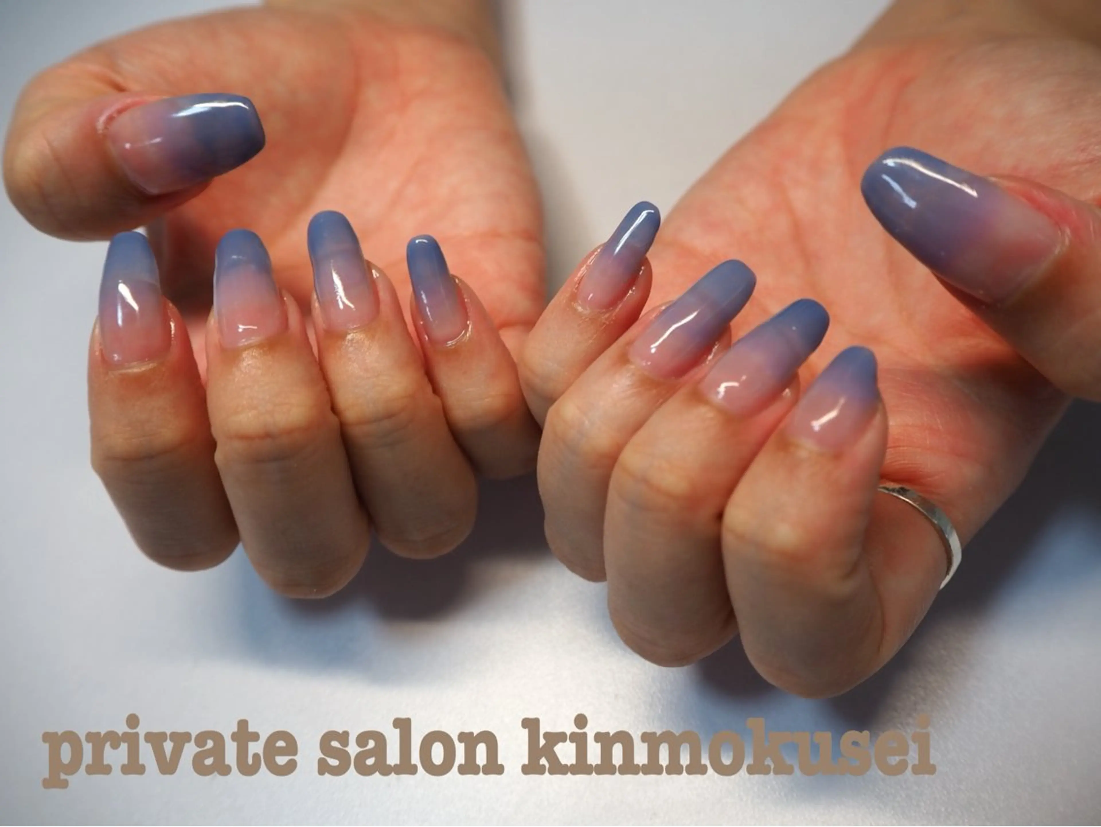 ネイル グラデーション ハンドネイル nail salon kinmokuseiのネイルデザイン