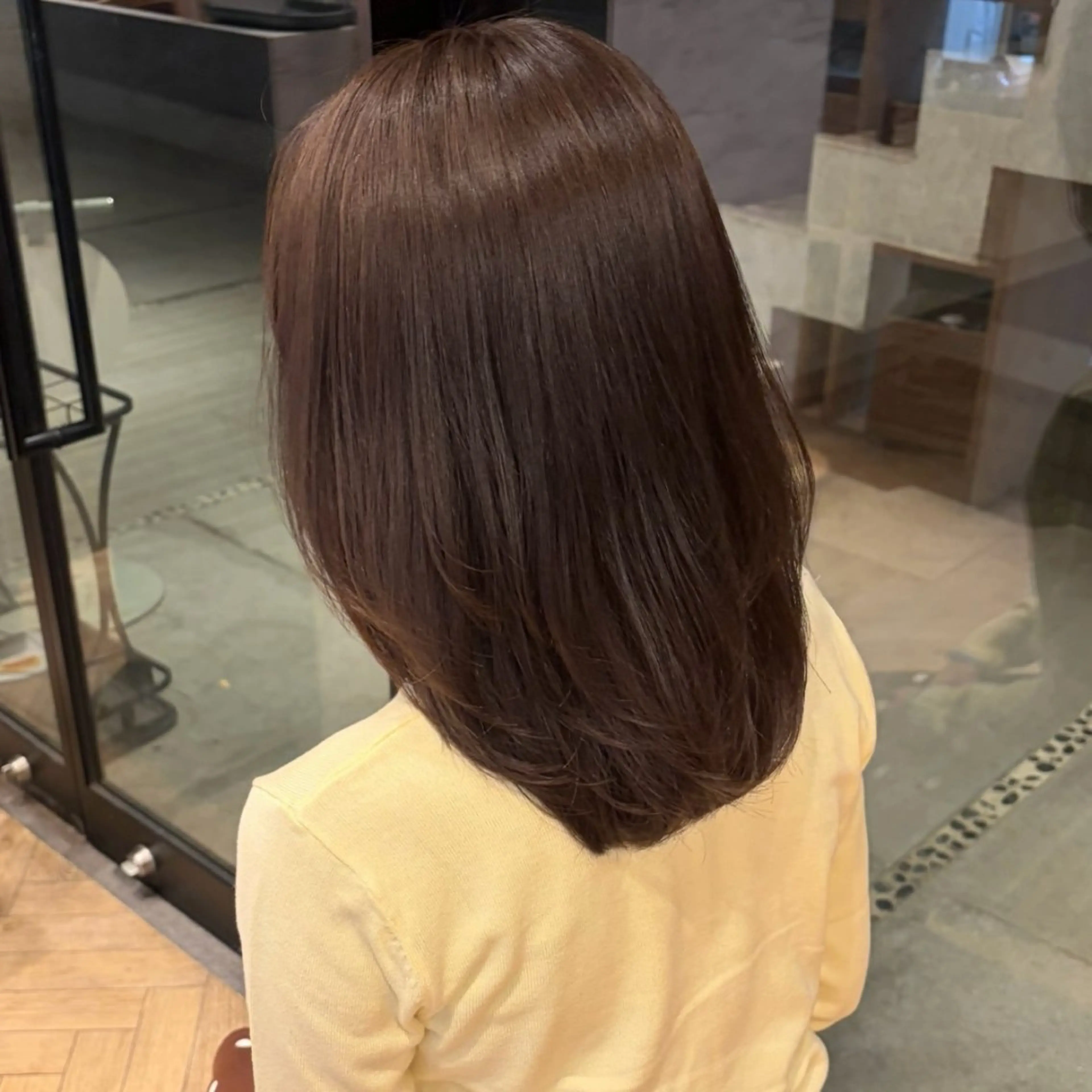 カラー グレージュ モカグレージュ ヘアカラー トリートメント ヘアセット 🌸透明感/レイヤー / 栗林 彩🌸のヘアスタイル