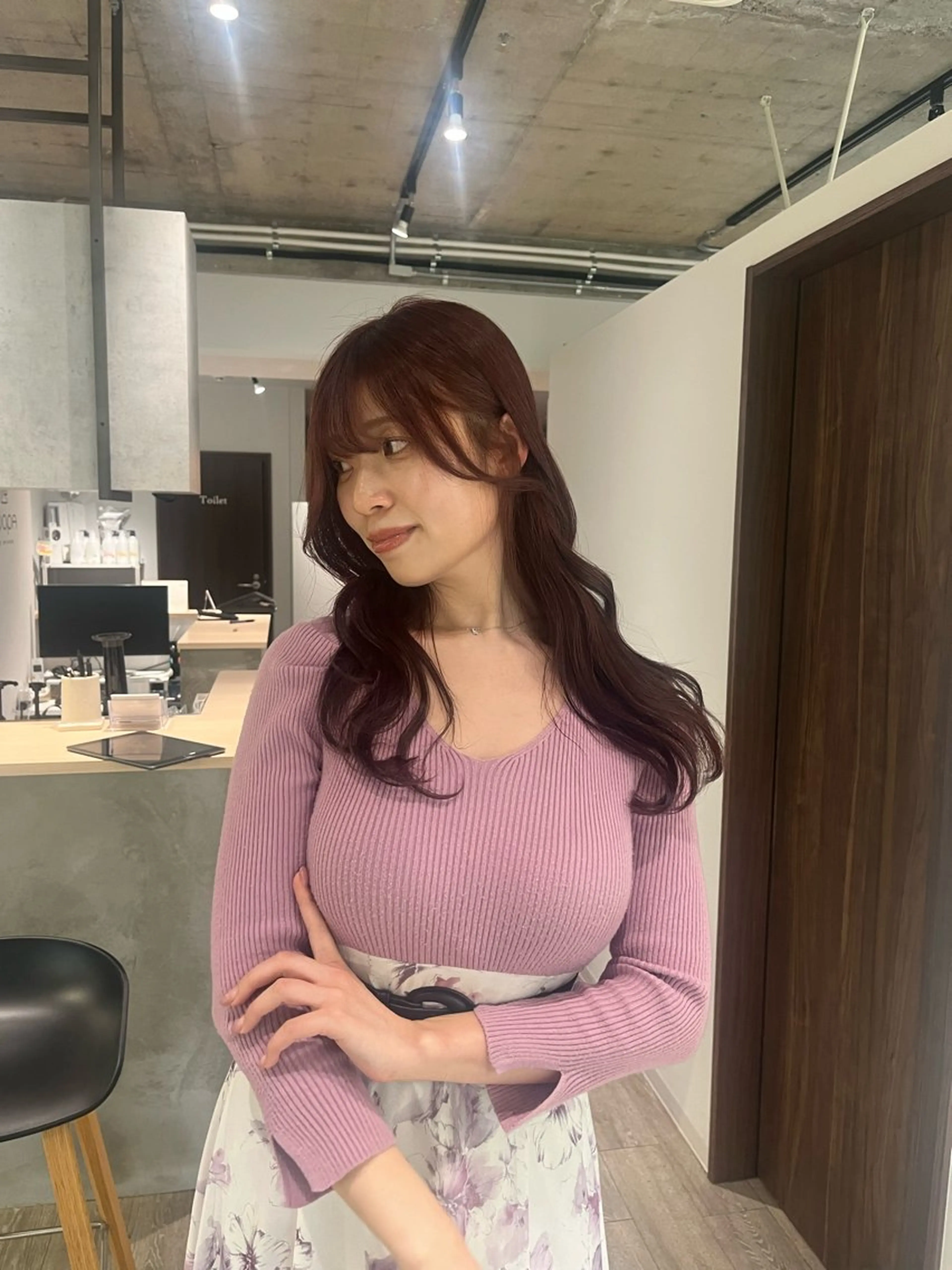 ロング JIN/暖色カラー /髪質改善/艶髪のヘアスタイル