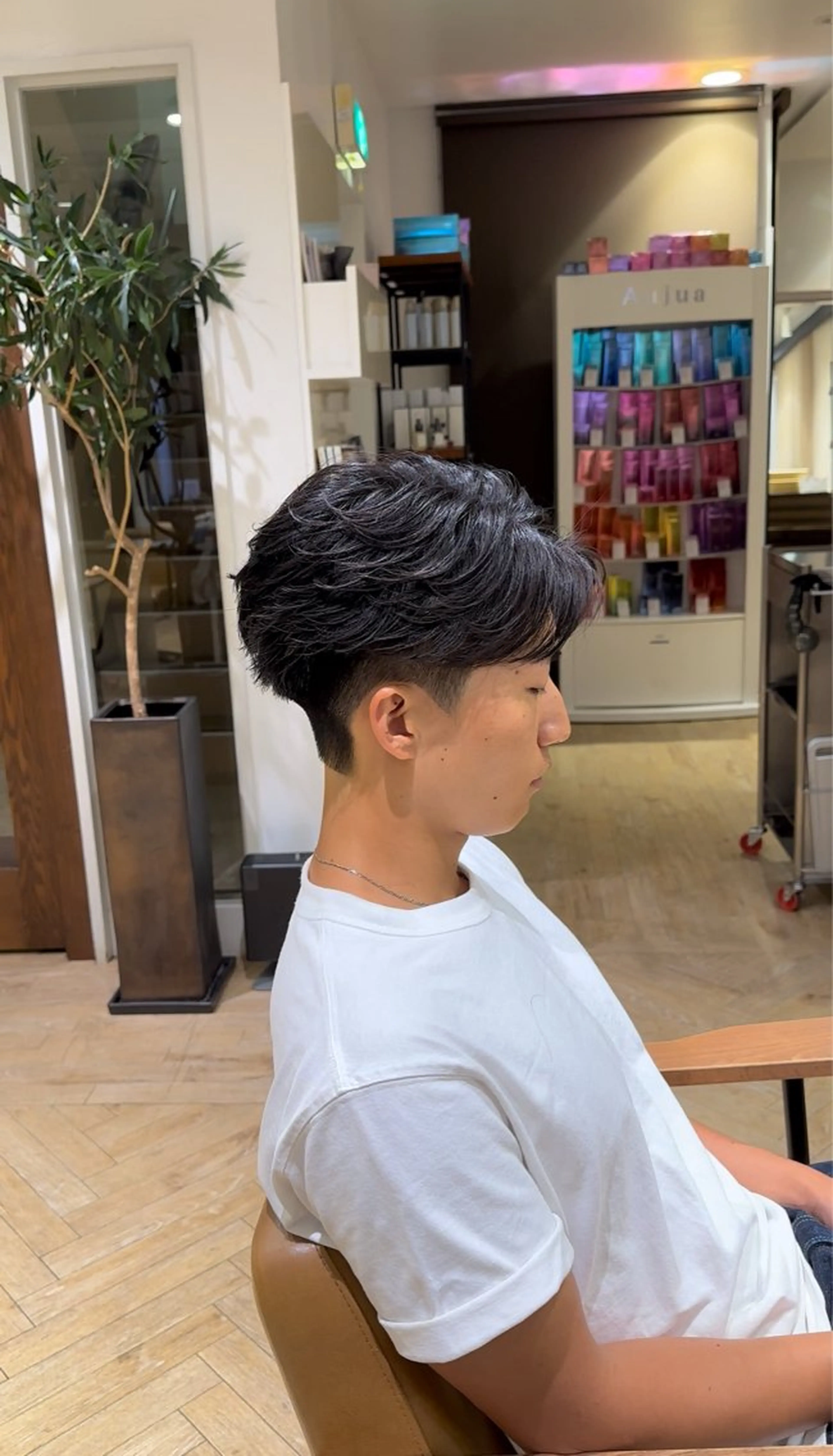 ショート メンズ カット パーマ メンズ特化/フェザー パーマ  和哉のヘアスタイル