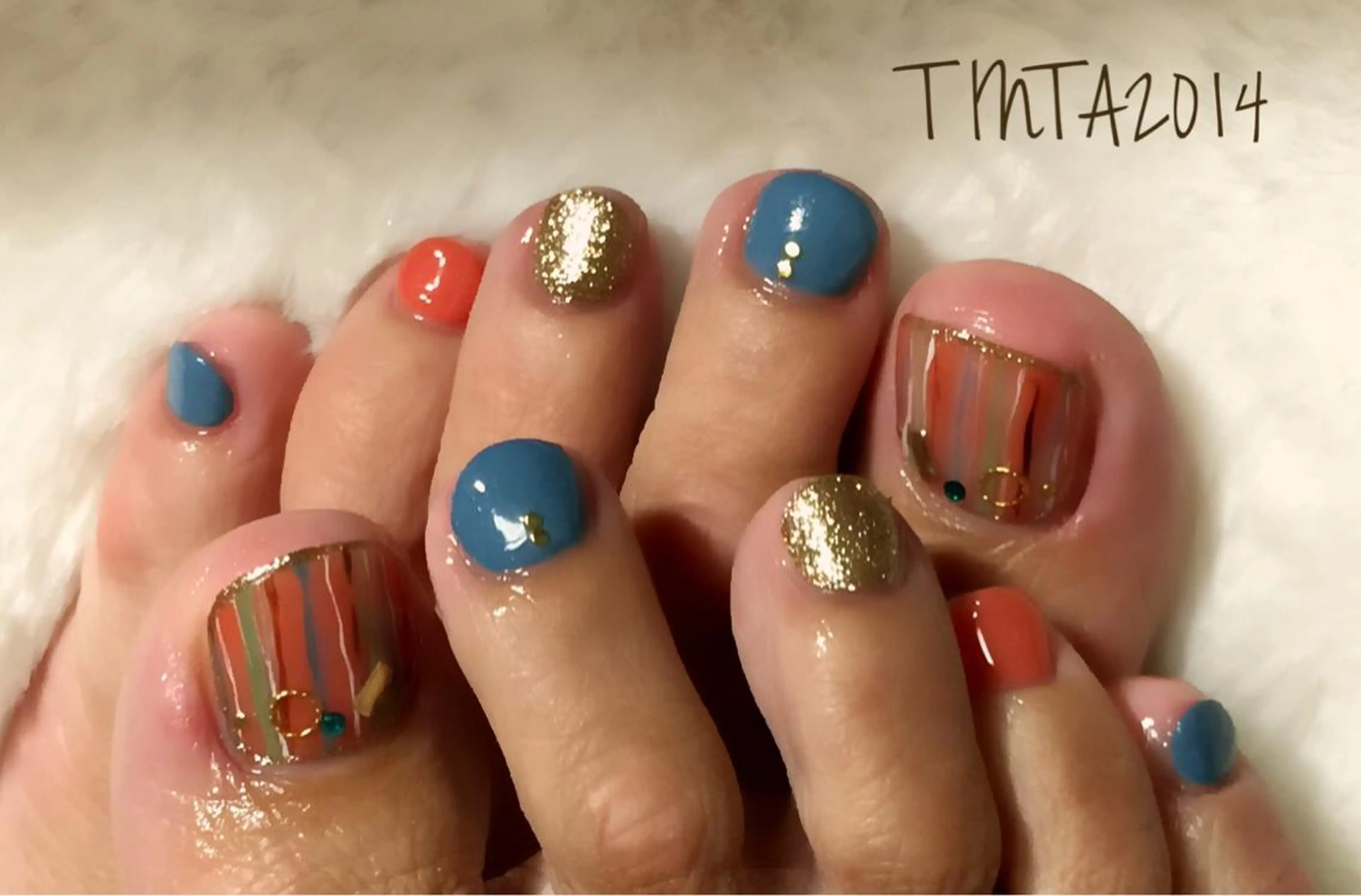 ネイル フットネイル ネイルサロン ティンタ所属・馬場 典子のネイルデザイン