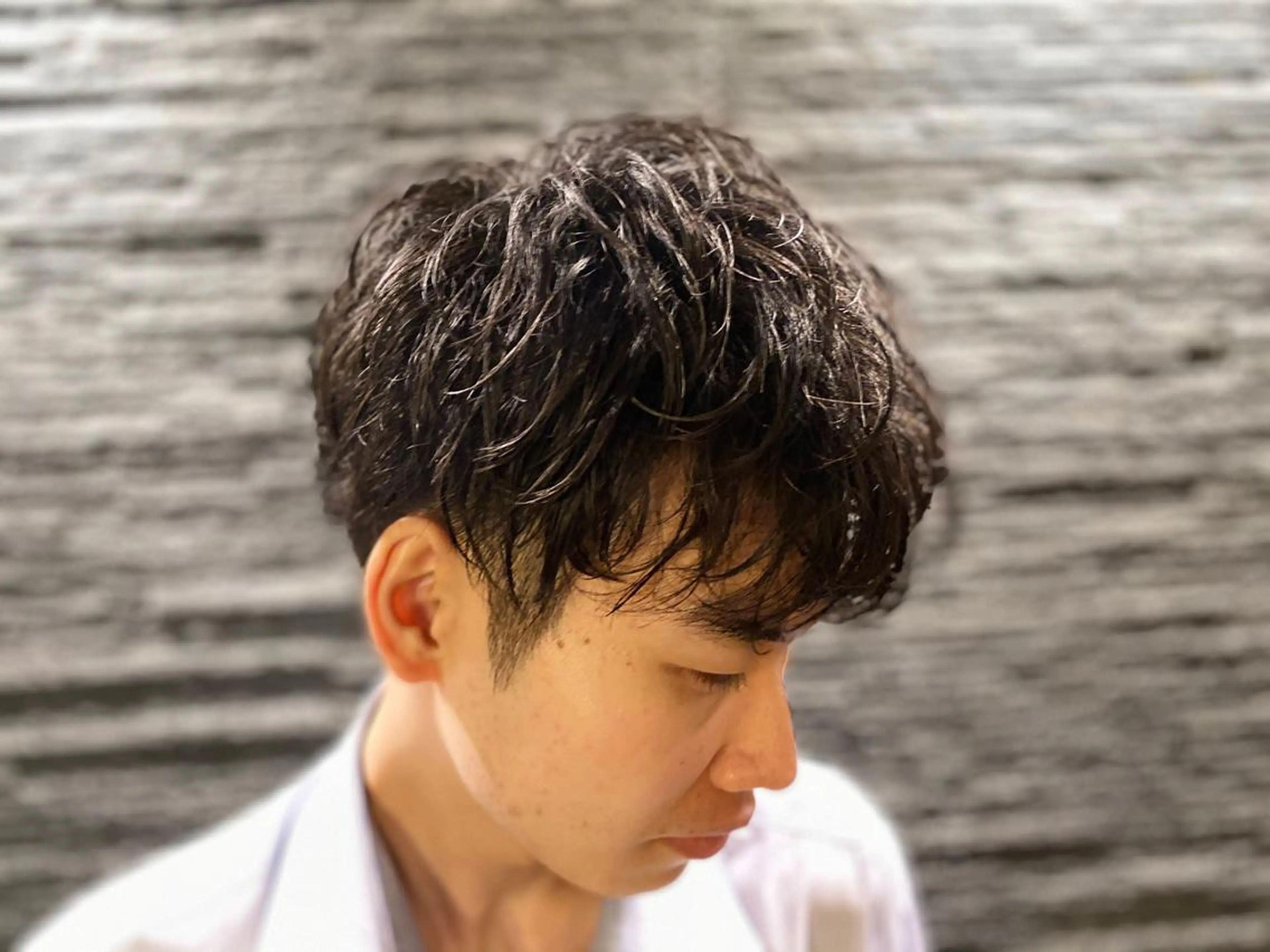 ミディアム メンズ HIRO GINZA 池袋東口店所属・林田 龍明のヘアスタイル
