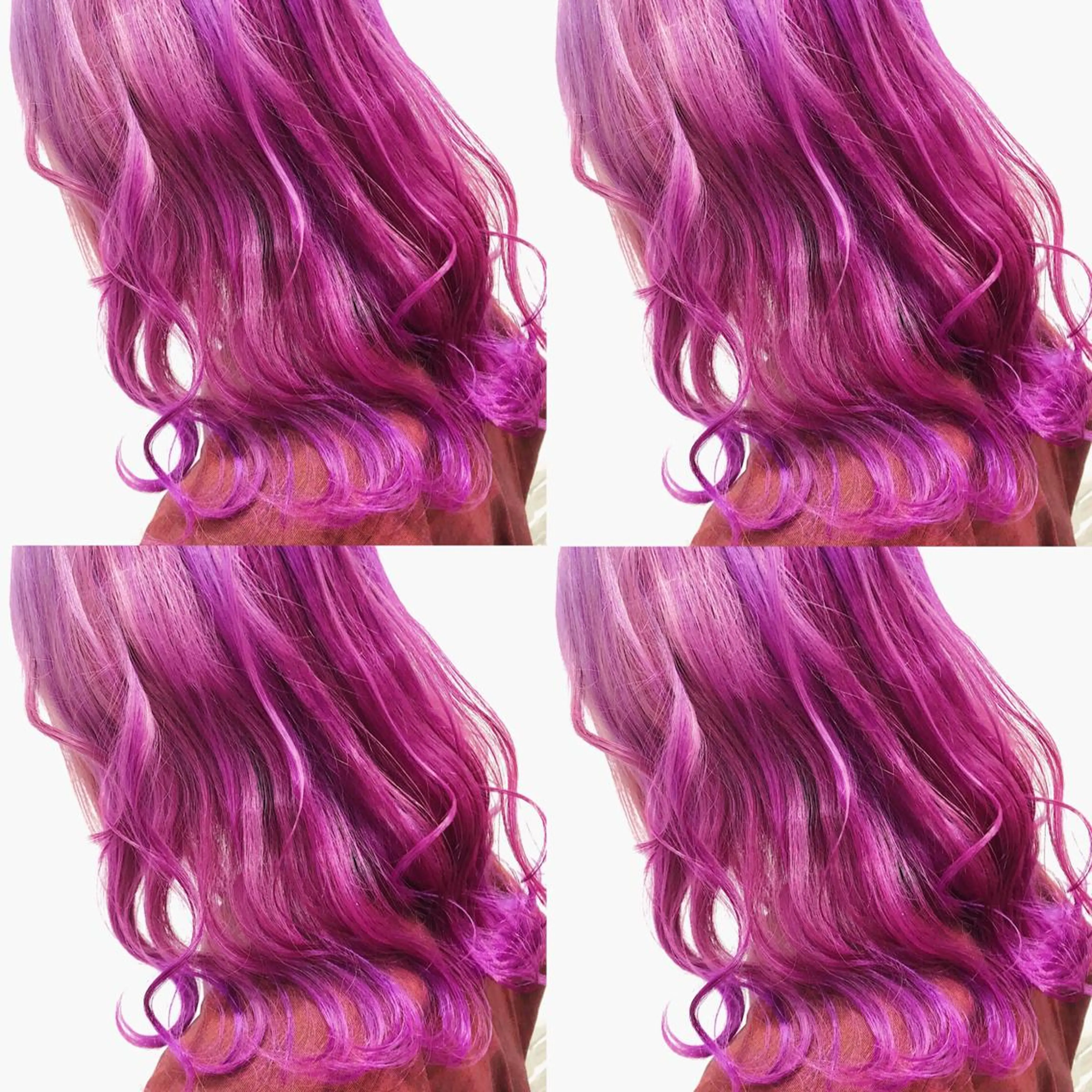 セミロング カラー ヘアアレンジ メンズ キッズ カット ヘアカラー トリートメント 💟Chloe原宿店 🩶ハイトーンのヘアスタイル