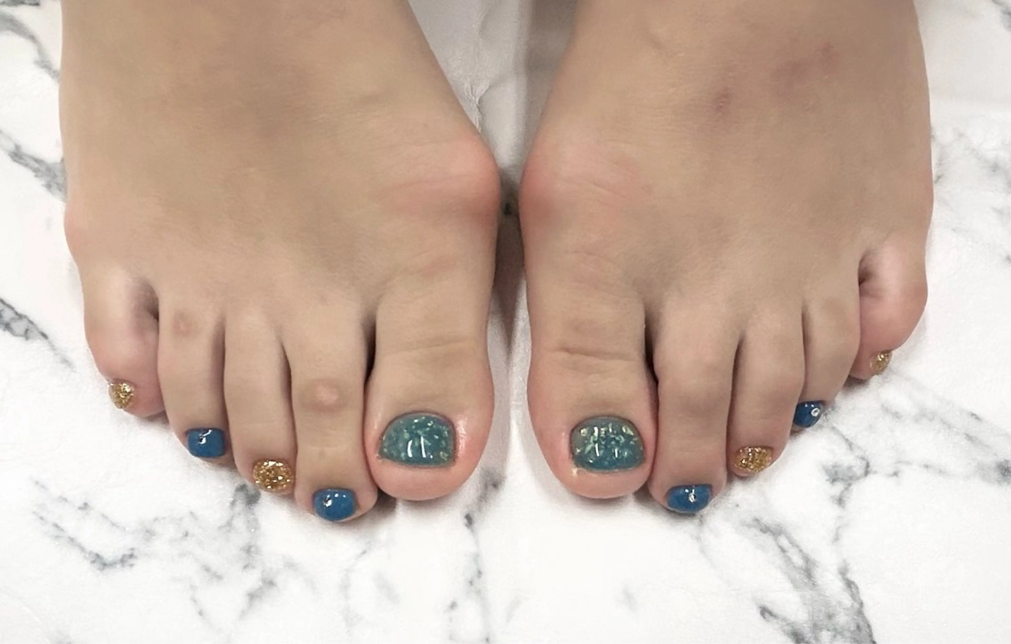 フットデザイン練習モデル(B)6本までの写真