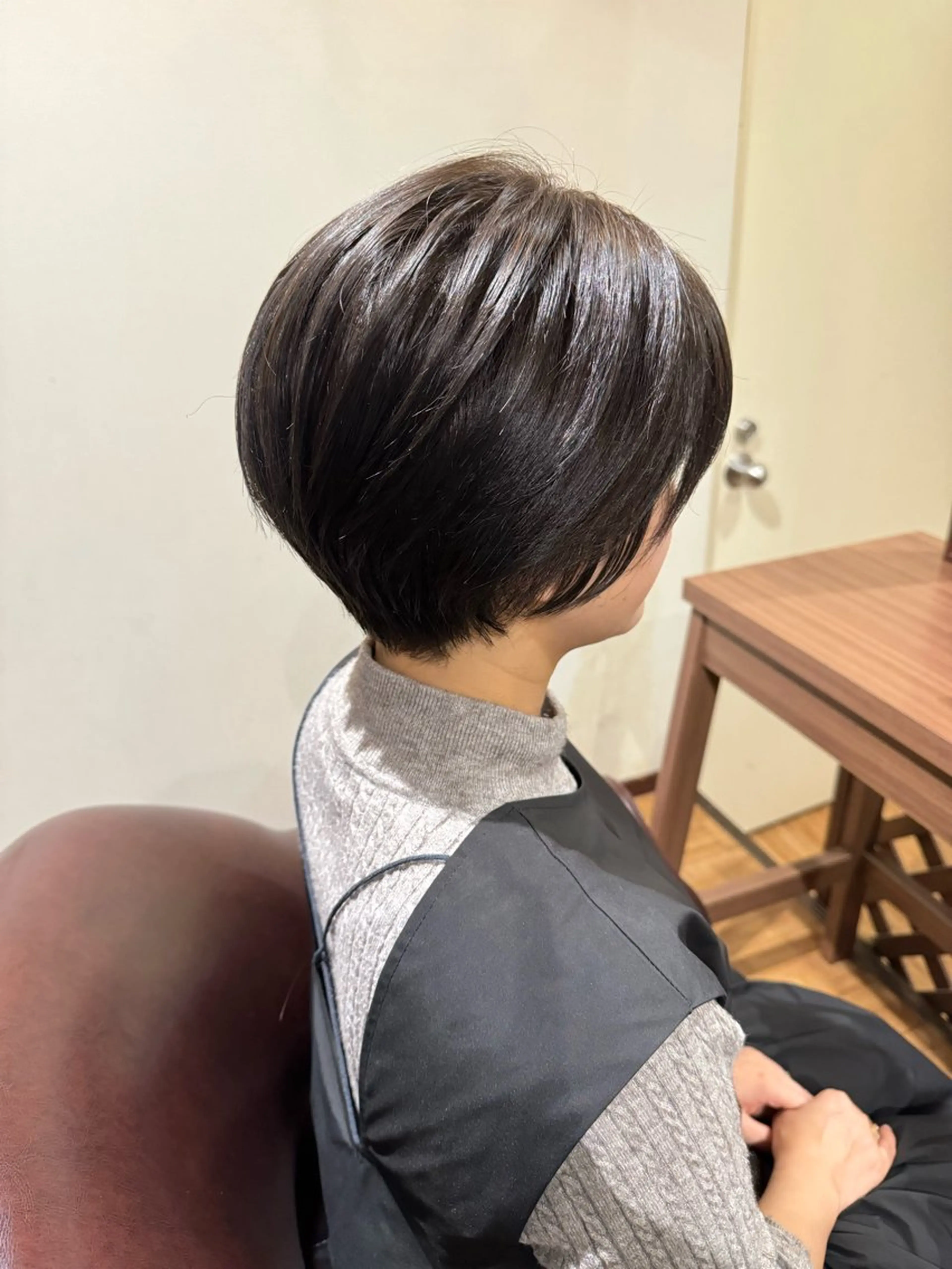 ショート くびれヘア ショートヘア 染矢 優希のヘアスタイル