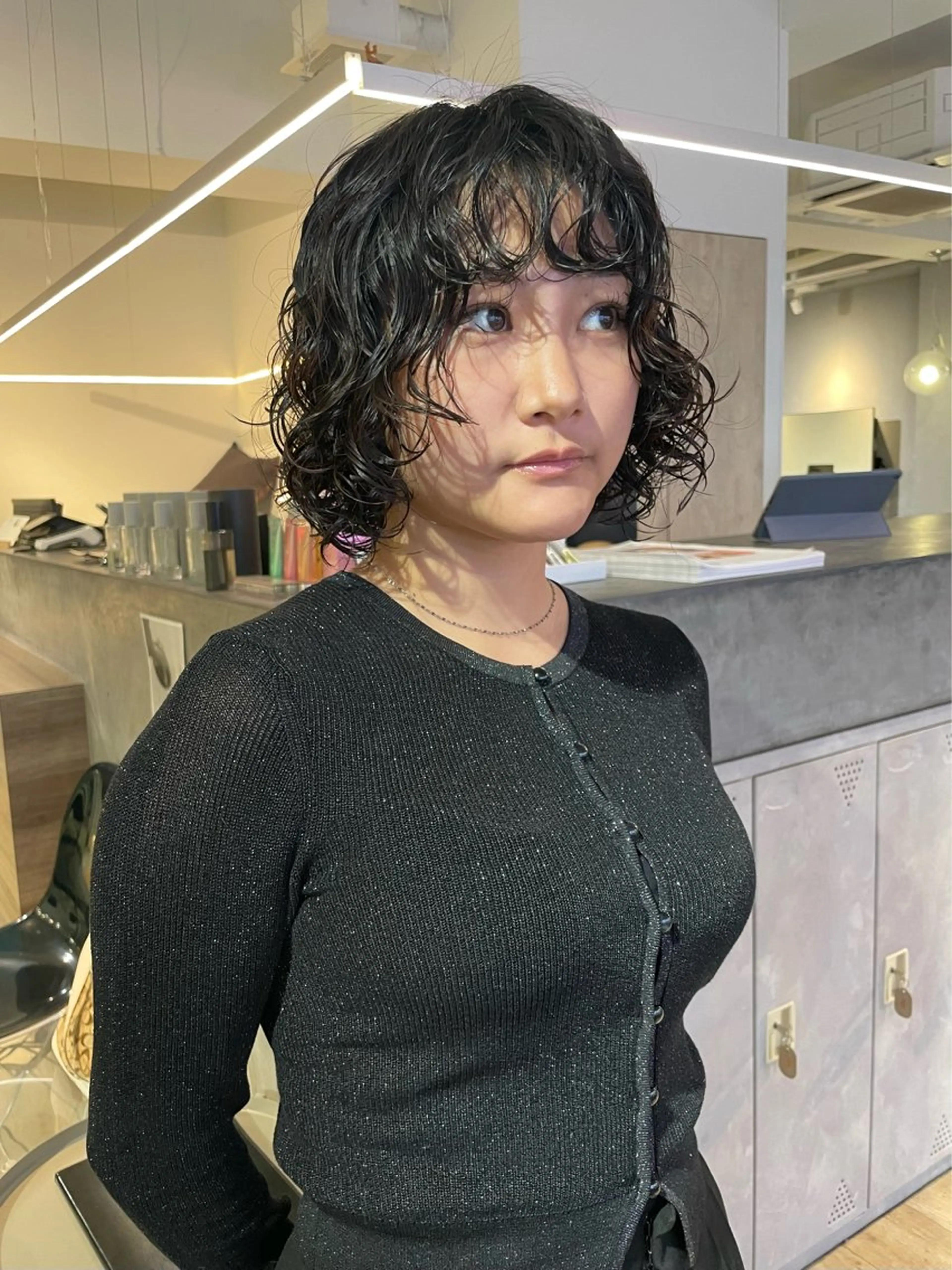 パーマ カット パーマ パーマ/ボブ,ロング ヤマシタミウ🌀のヘアスタイル