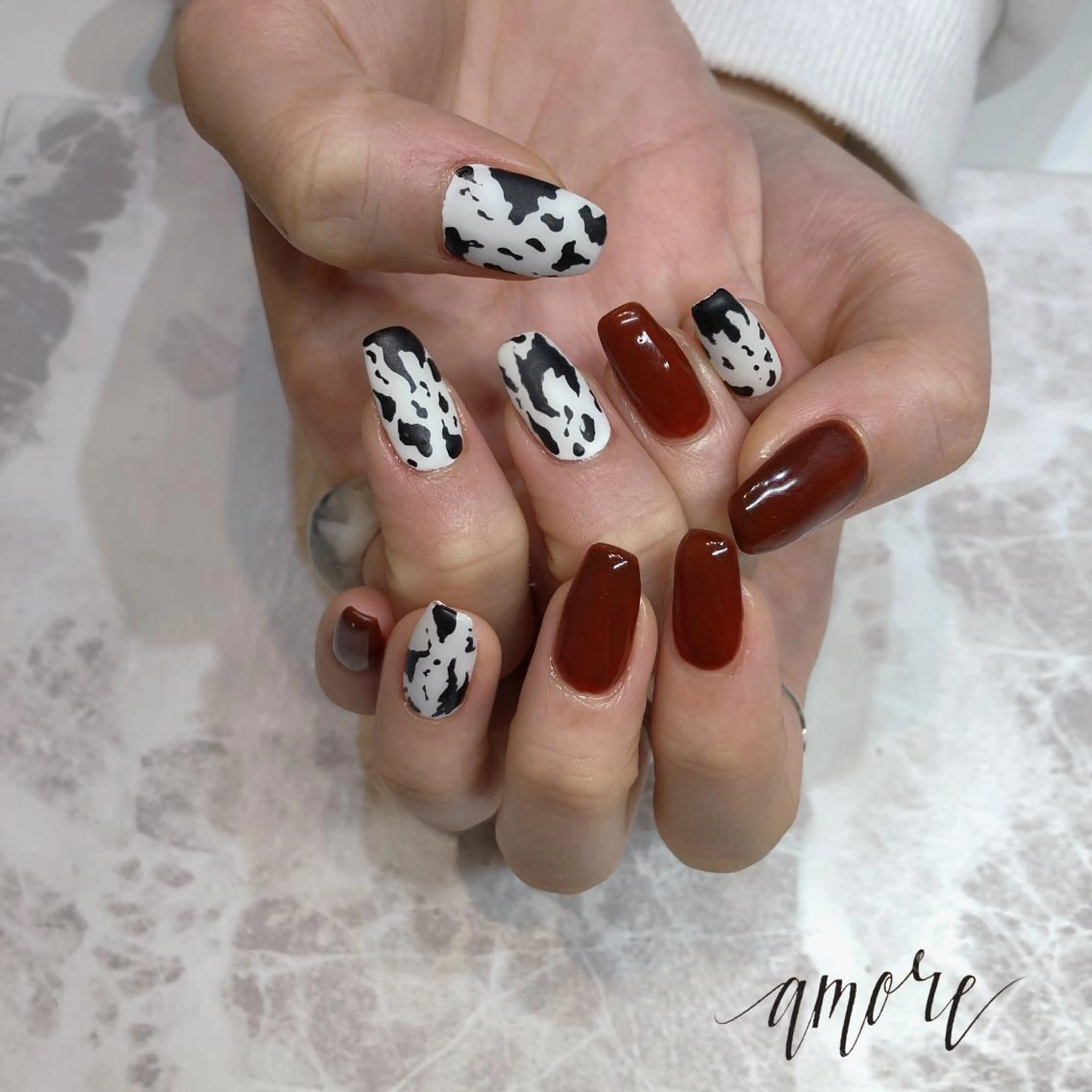 ネイル ジェルネイル マットネイル ニュアンスネイル You kyehwaのネイルデザイン