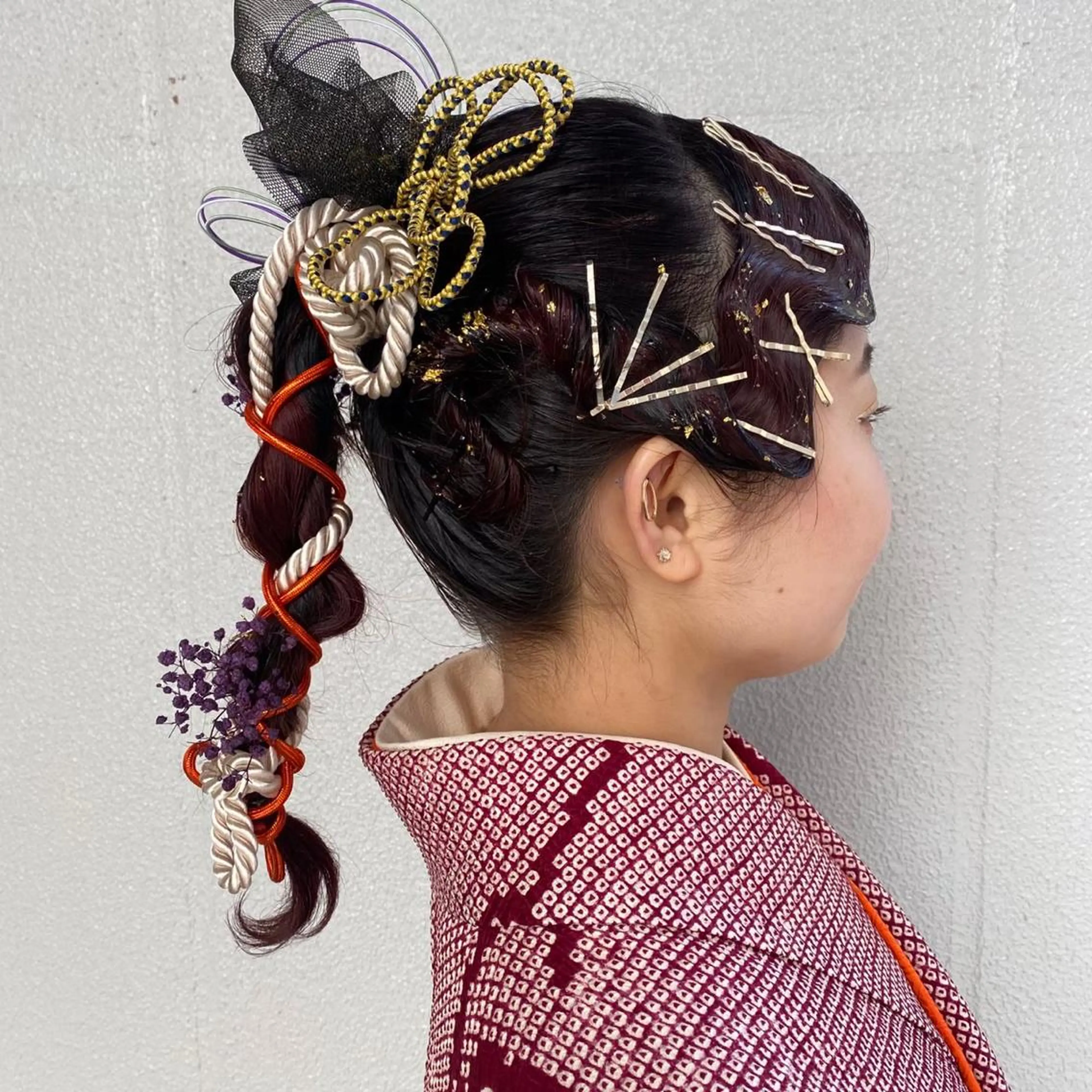 ヘアアレンジ 着付け イシカワ エリナのヘアスタイル