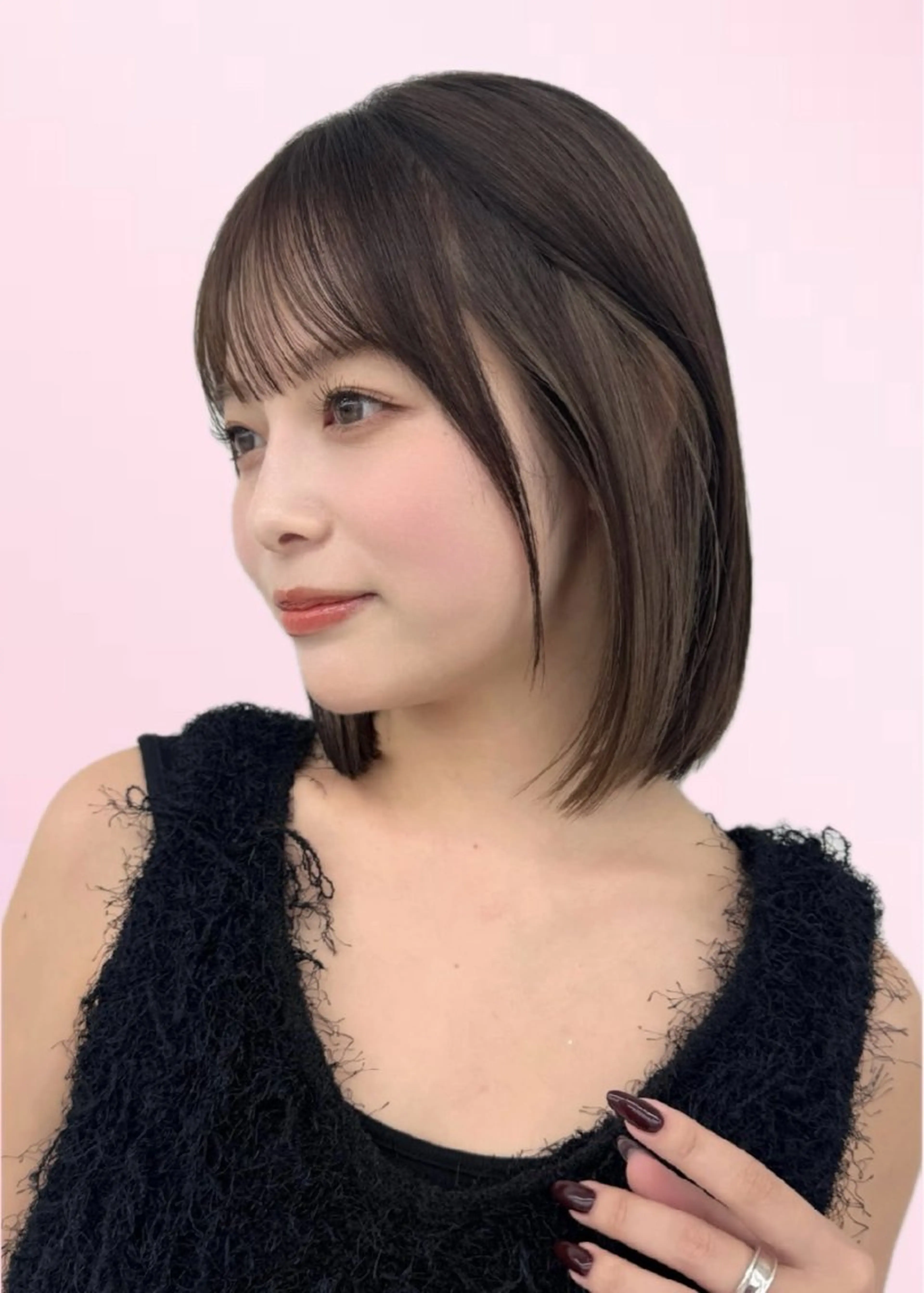 カラー ボブ トリートメント 🩷🌸増子美沙希 /暖色/髪質改善のヘアスタイル