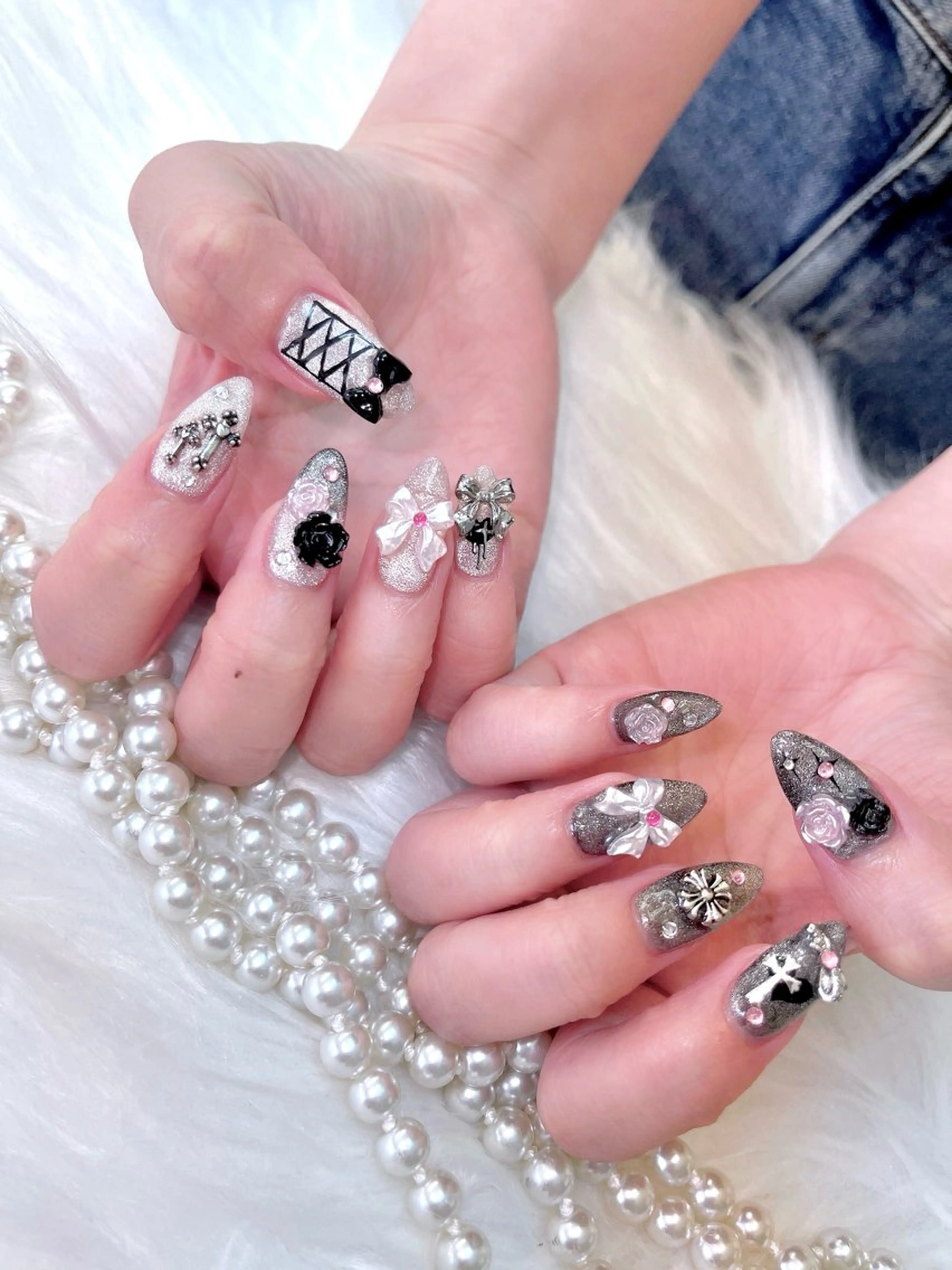 ネイル 【大垣ネイル】 ゆうか🩵のネイルデザイン