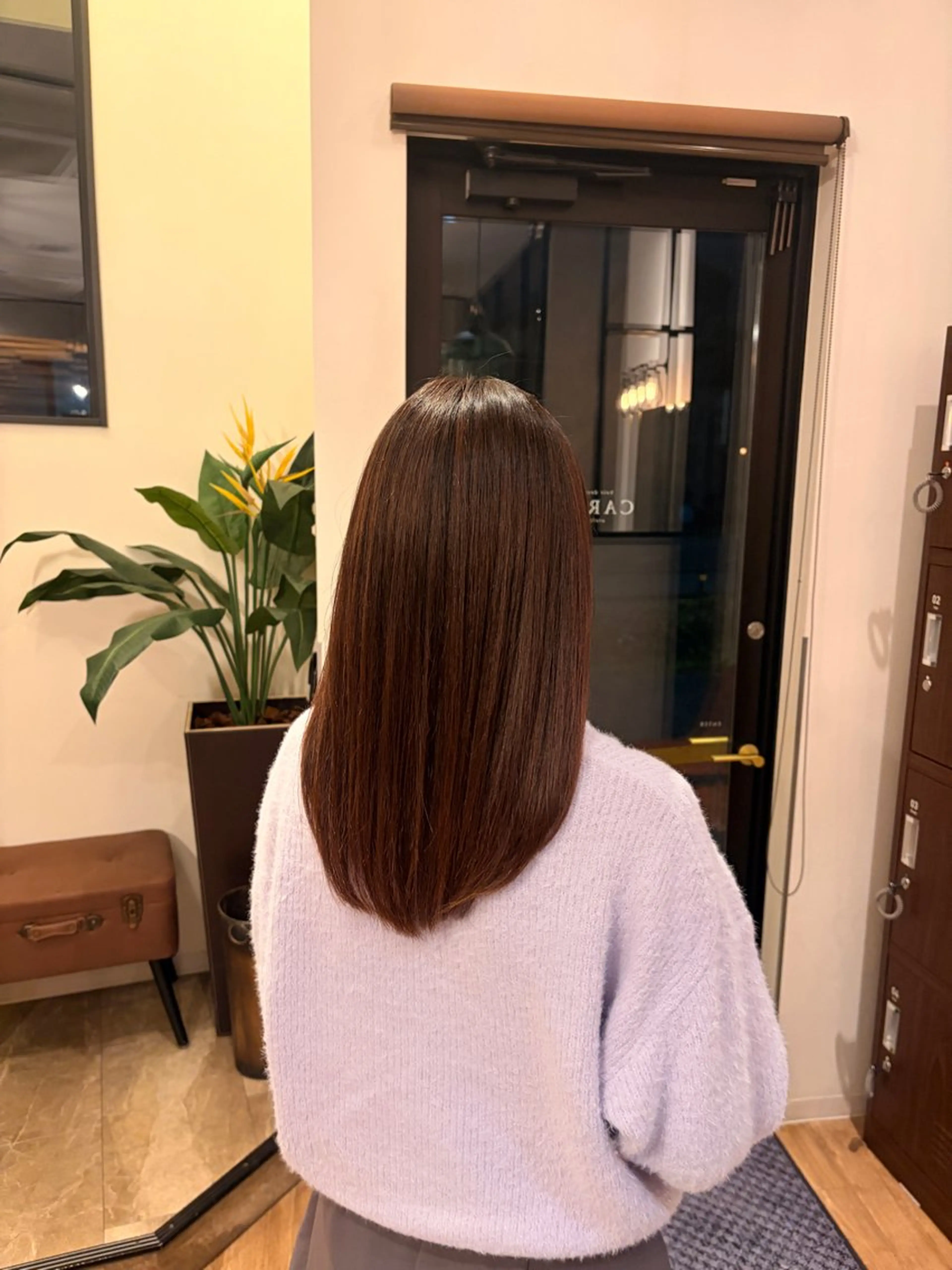 ロング カット ヘアカラー CAROS　atelier所属・安倍 辰哉のヘアスタイル