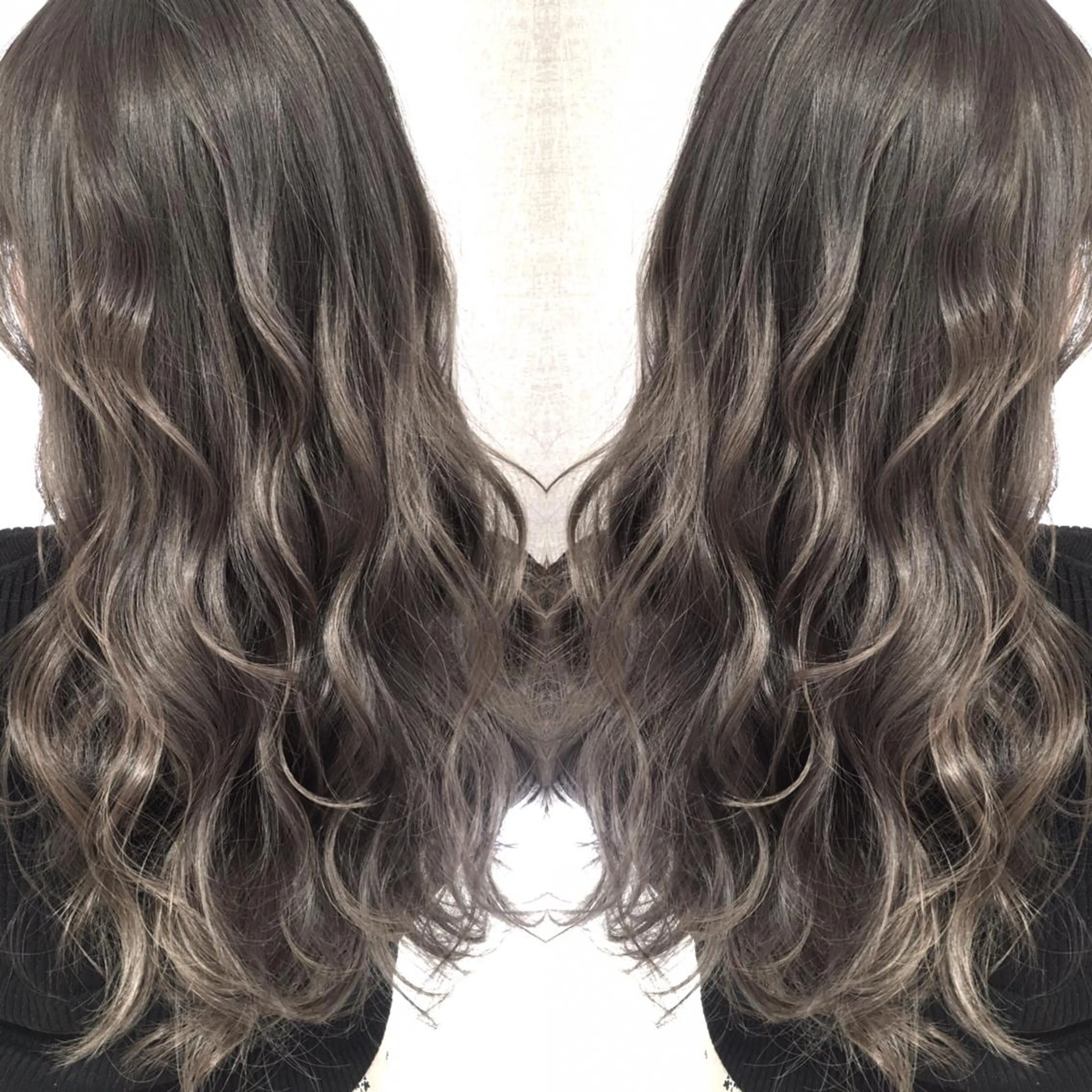 ロング カラー ハイライトカラー 3Dハイライト ハイライト ヘアカラー トリートメント 井上 一平のヘアスタイル