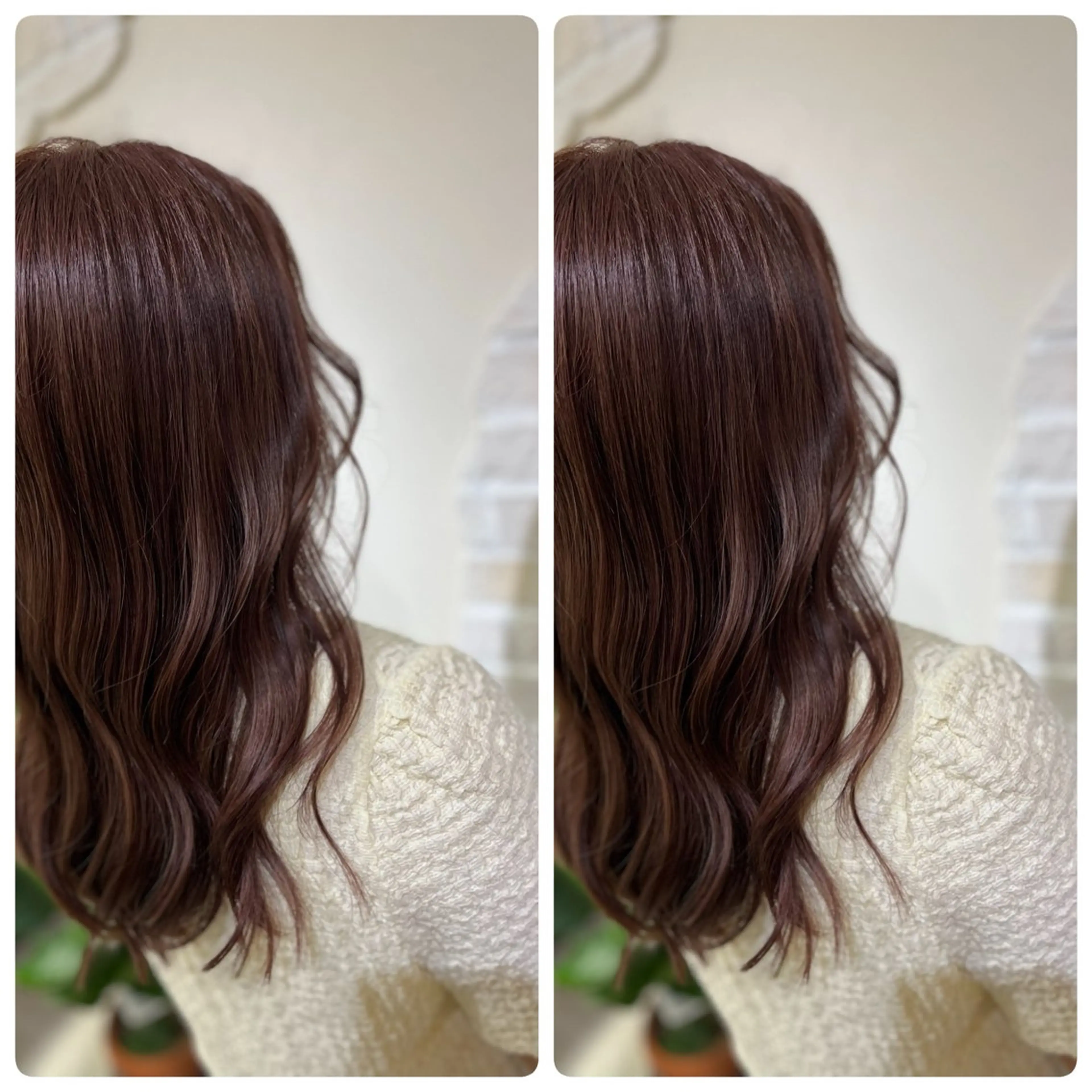 ミディアム カット ヘアカラー 飯星慧斗 /ブリーチ、縮毛矯正のヘアスタイル