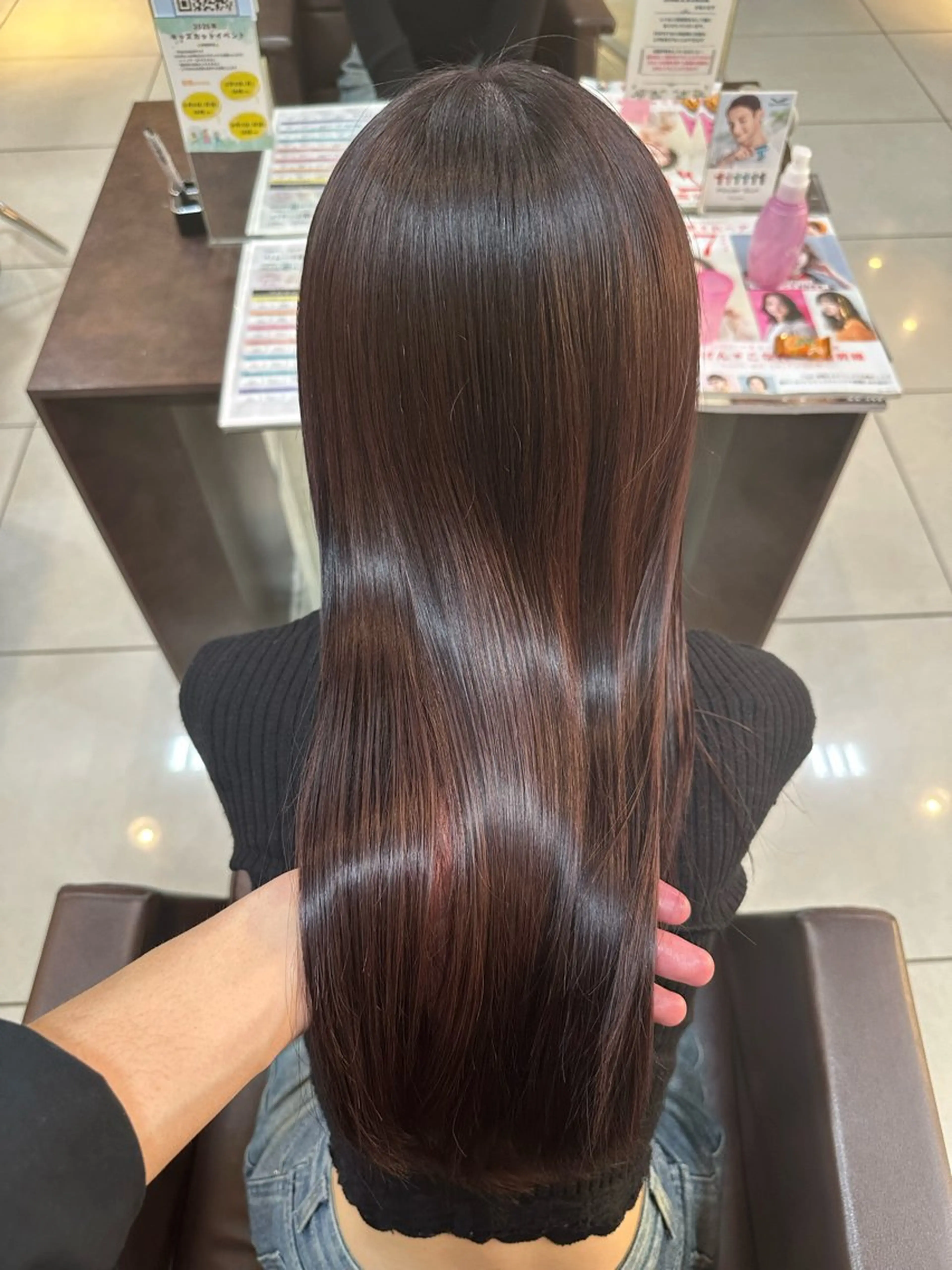 ロング カラー 海外風パーマ 健人のヘアスタイル