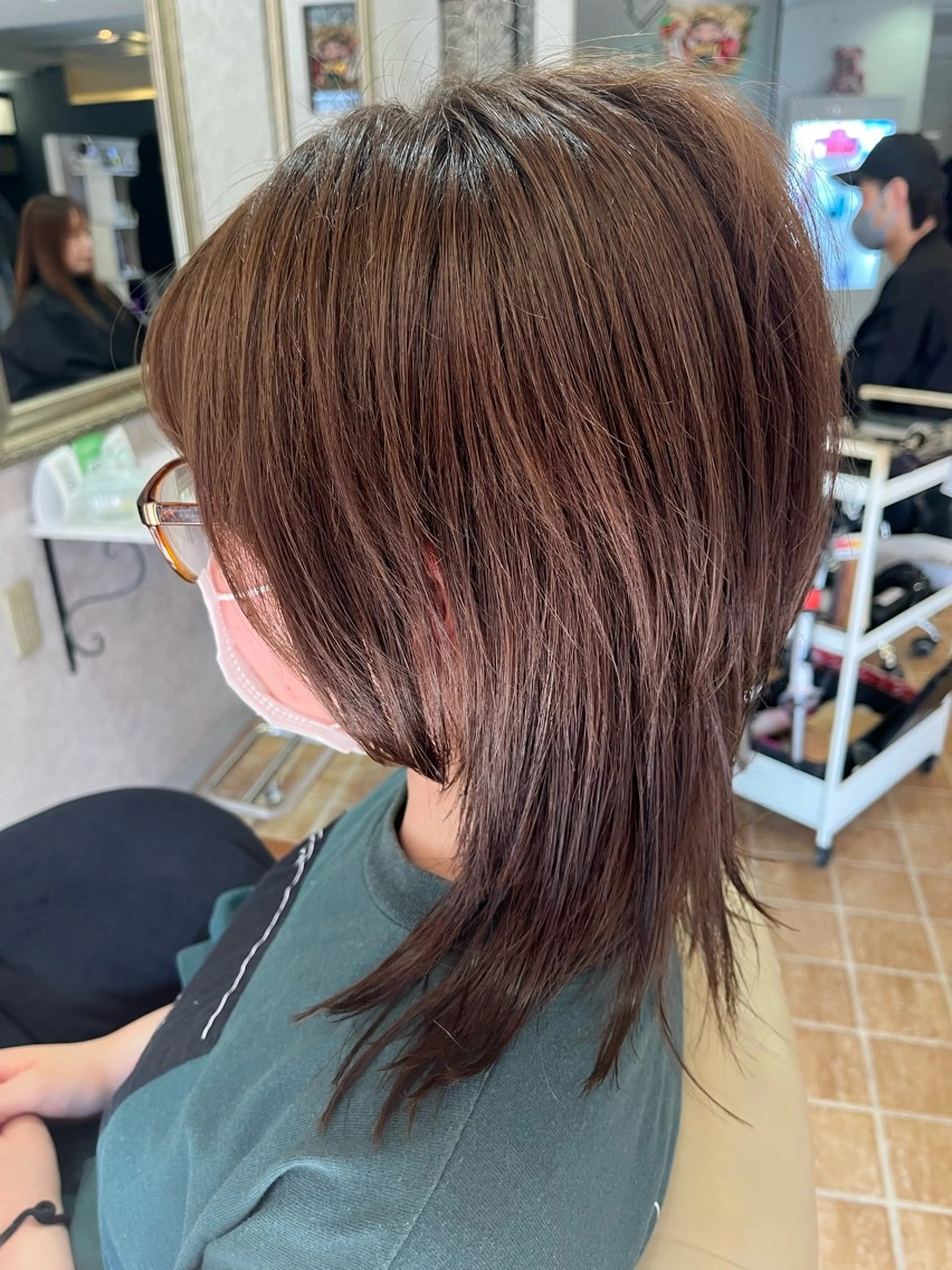 【ミニモSALE対象】似合わせカット+イルミナカラー+トリートメント￥15,400→⚜️￥9,980の写真