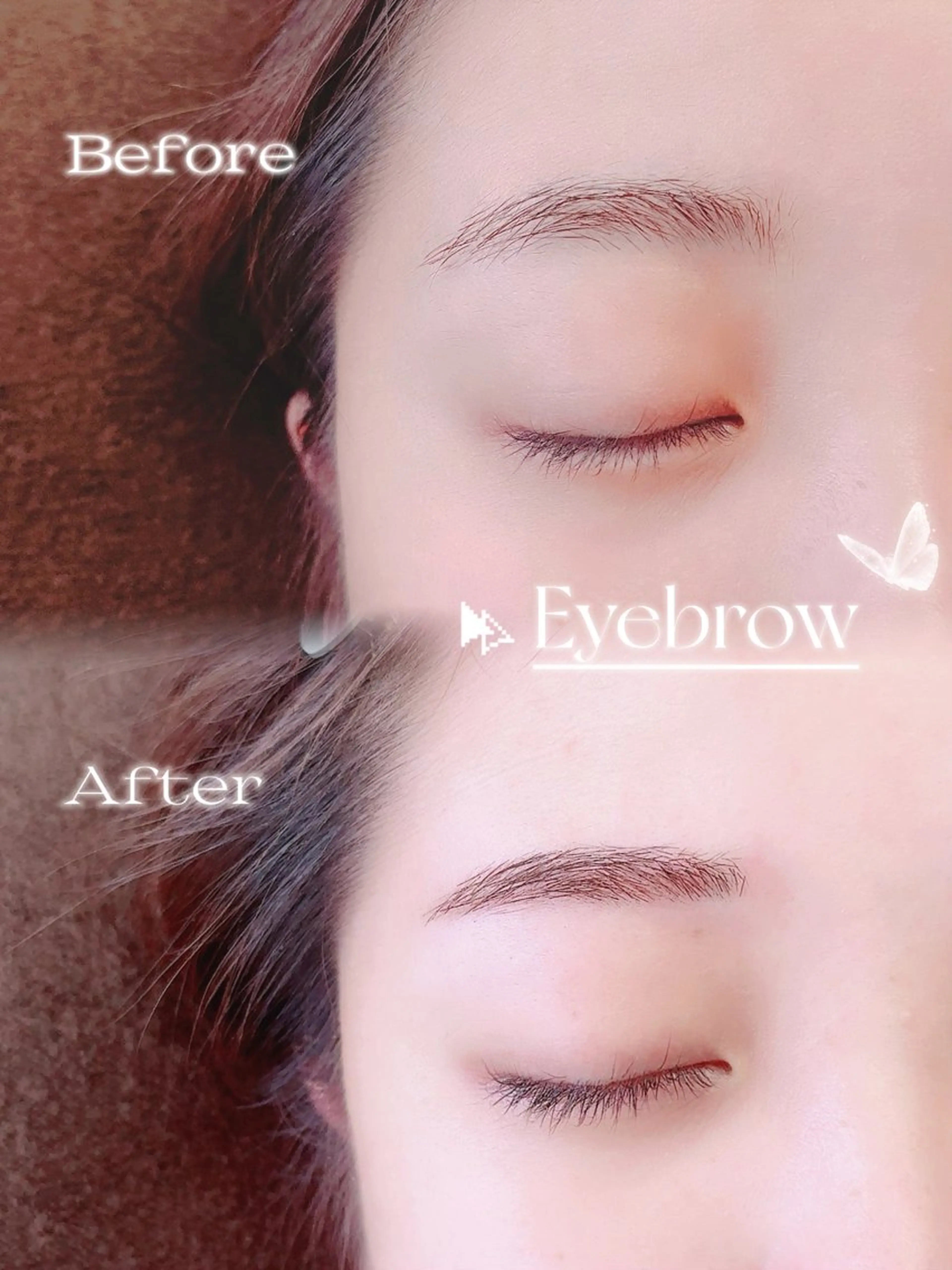 アイブロウ 眉毛ワックス脱毛 オアラテ仙台店🎀 田中萌恵子のマツエク・マツパデザイン