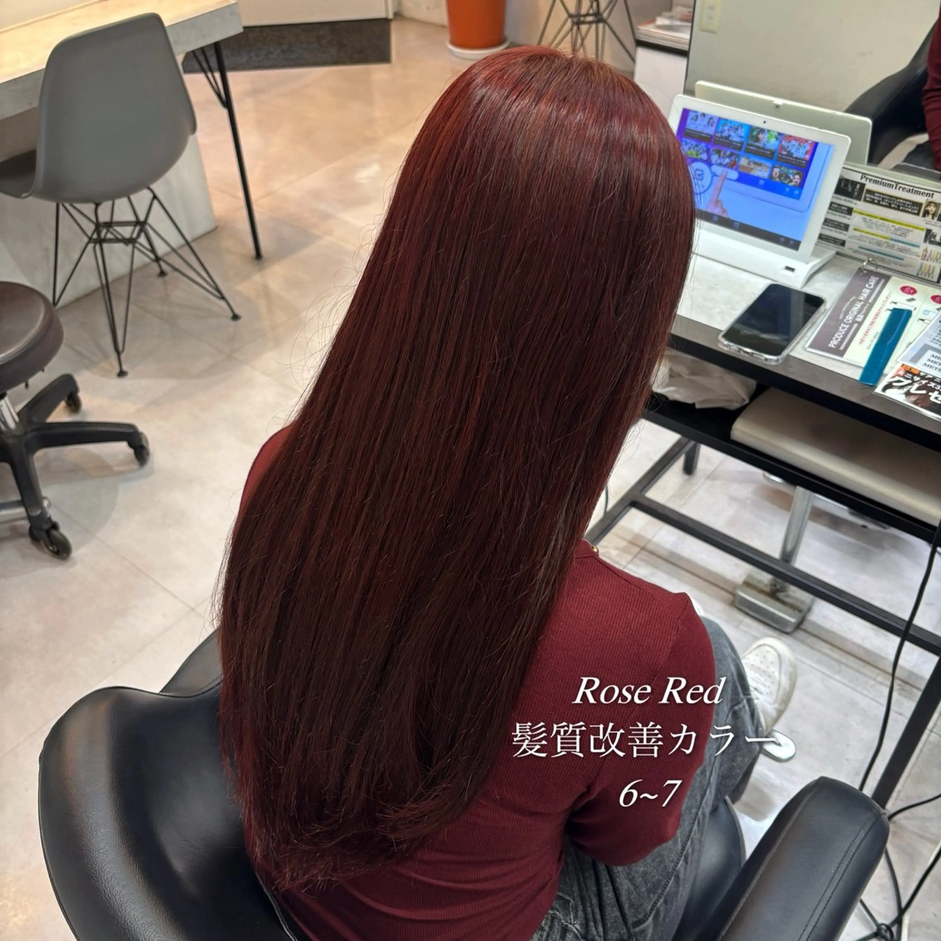 ロング カラー カット ヘアカラー 🌙髪質改善カラー Momoka🦋のヘアスタイル