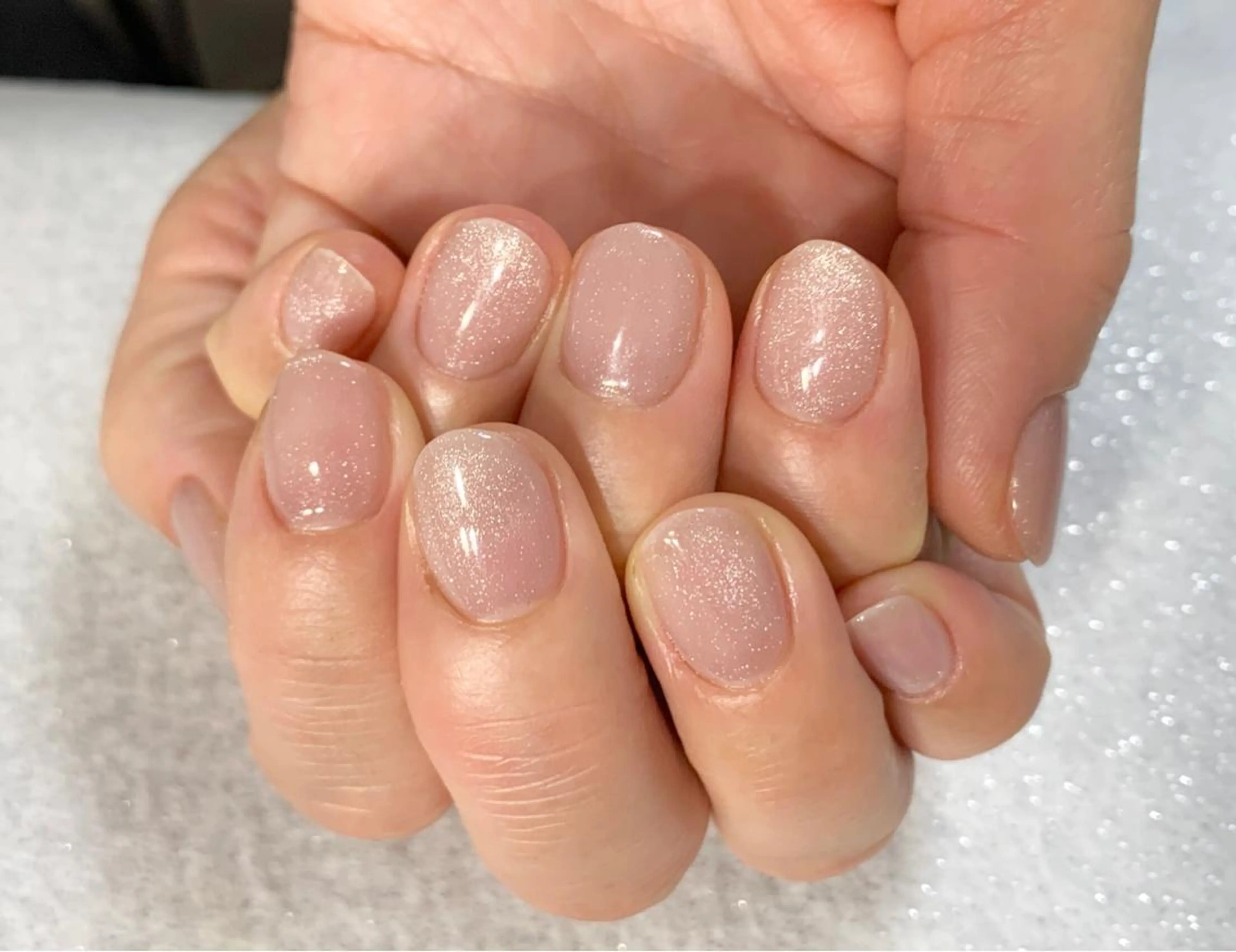 ネイル マグネットネイル ワンカラーネイル ハンドネイル 手塚 里奈のネイルデザイン