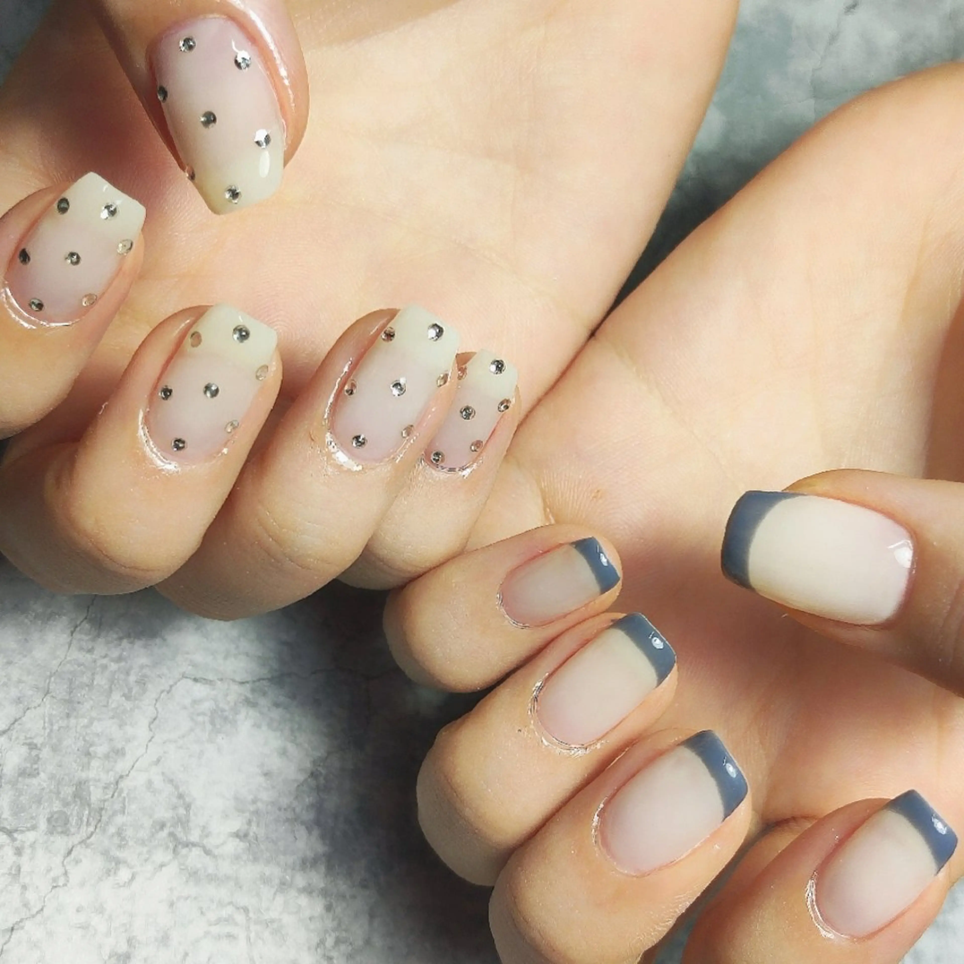 ネイル フレンチネイル ワンカラーネイル 個人サロン saltnailのネイルデザイン
