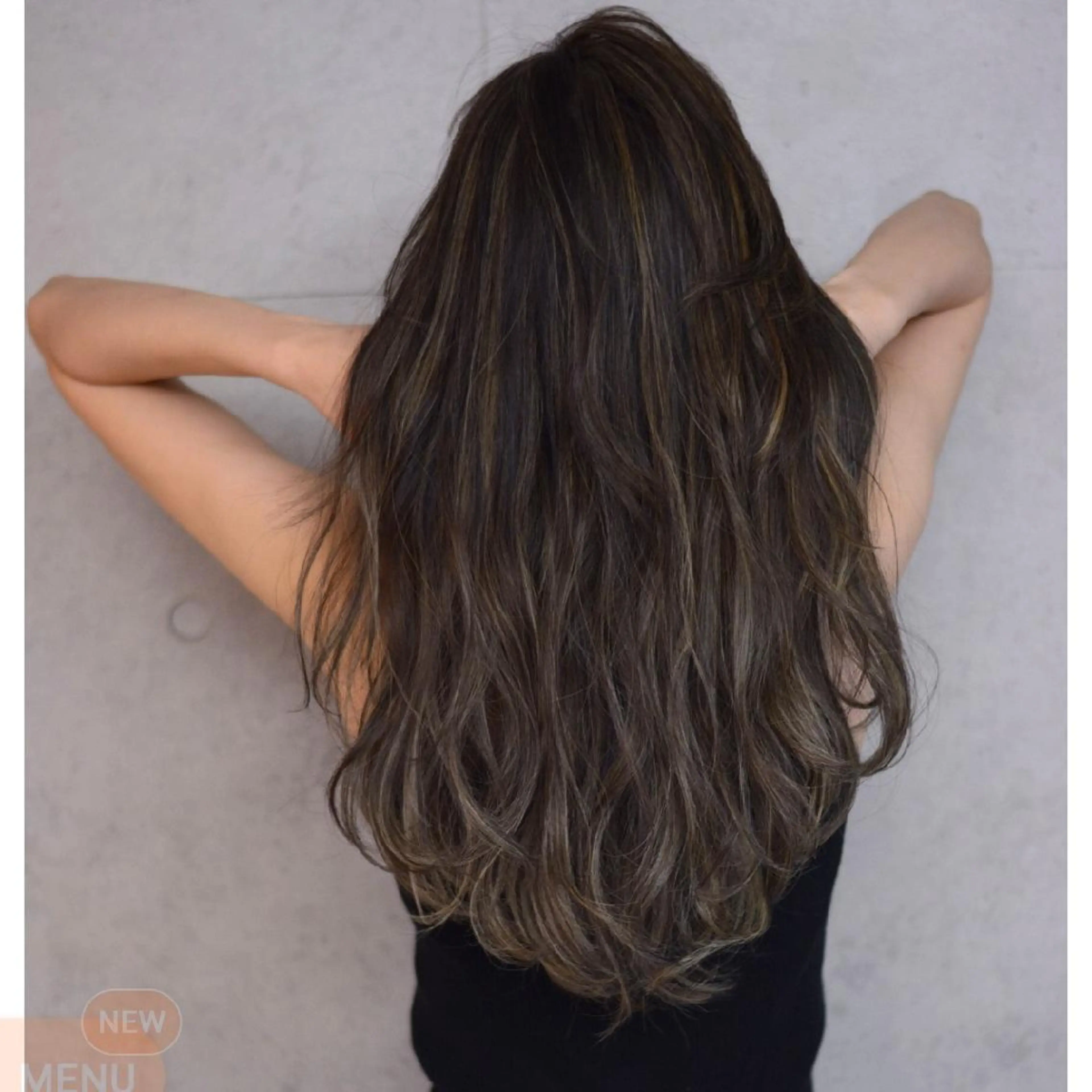 ロング カラー 寺島 伸のヘアスタイル