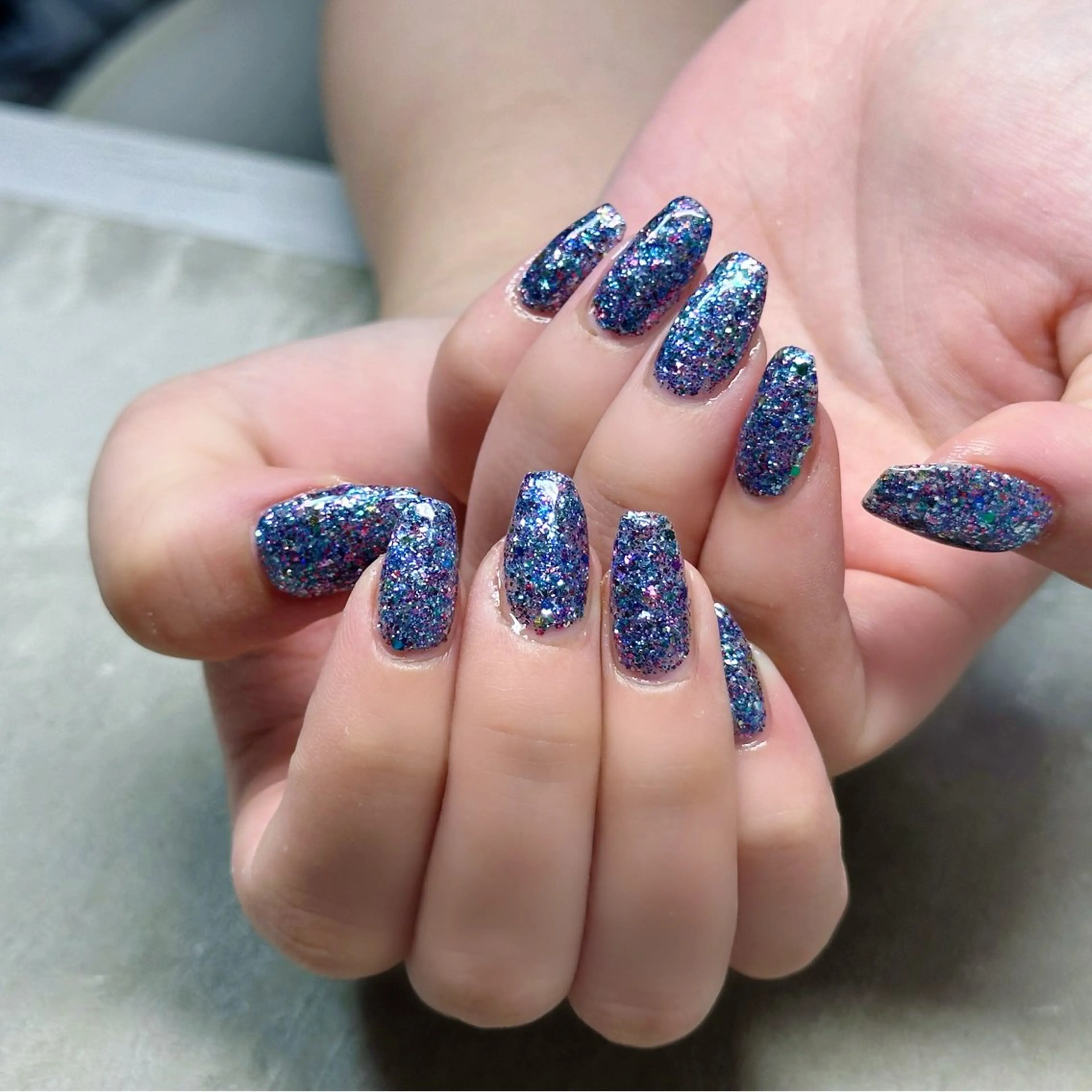 ネイル ラメ(グリッター) ハンドネイル ハンドケア Éclat~エクラ~ Mizukiのネイルデザイン