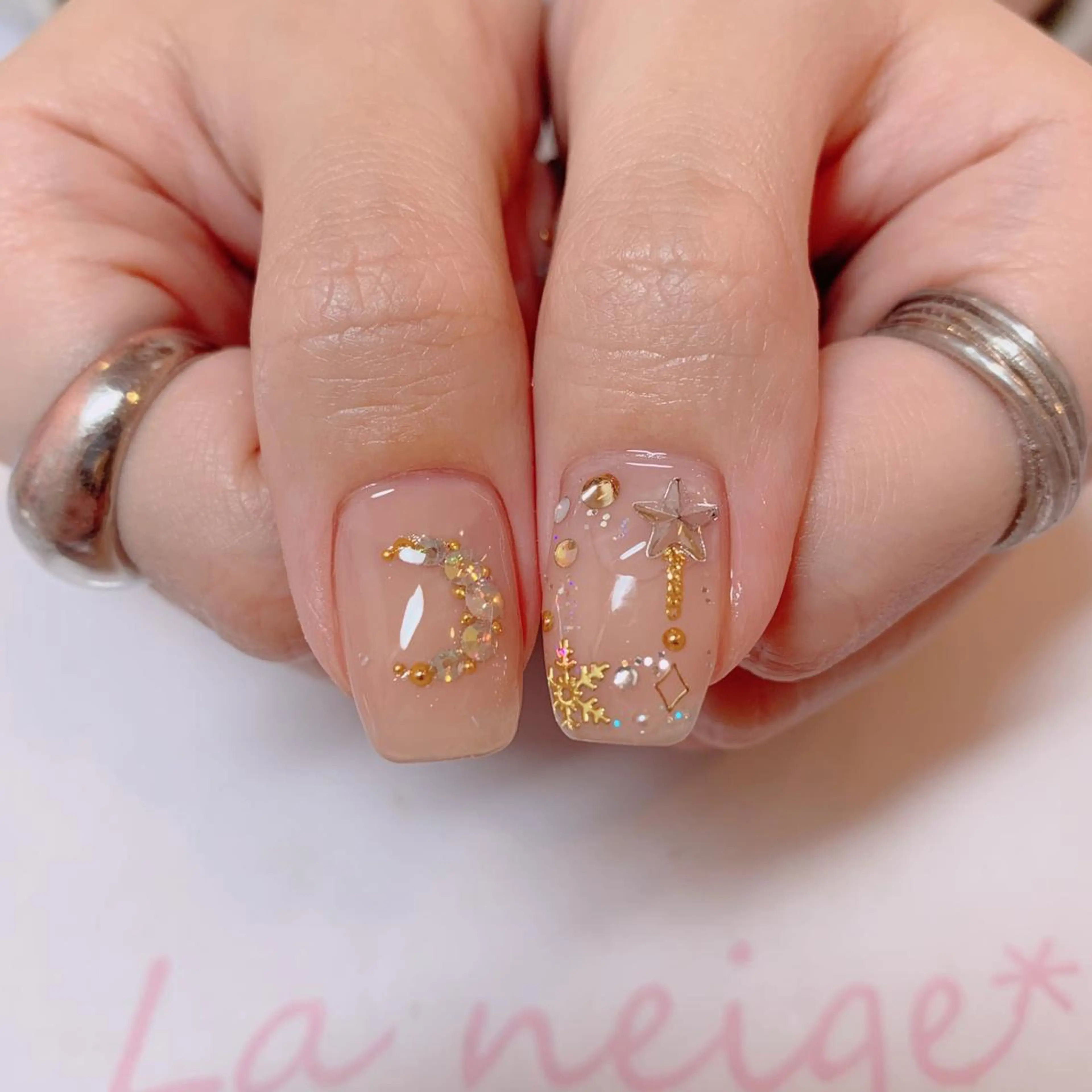 ネイル La neige* yuki 🥯🍑のネイルデザイン